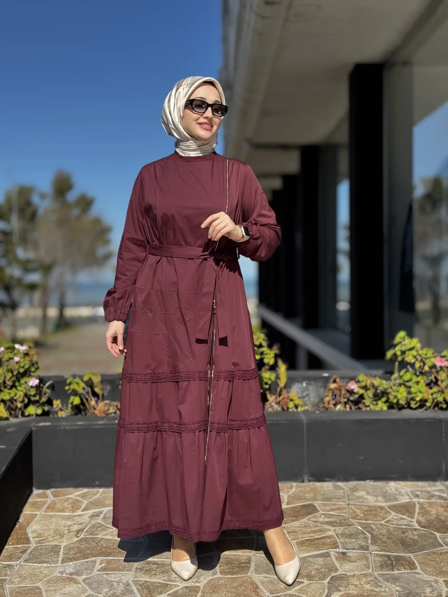 Misswhence Fermuarlı ve Spor Dikişli Elbise 39807