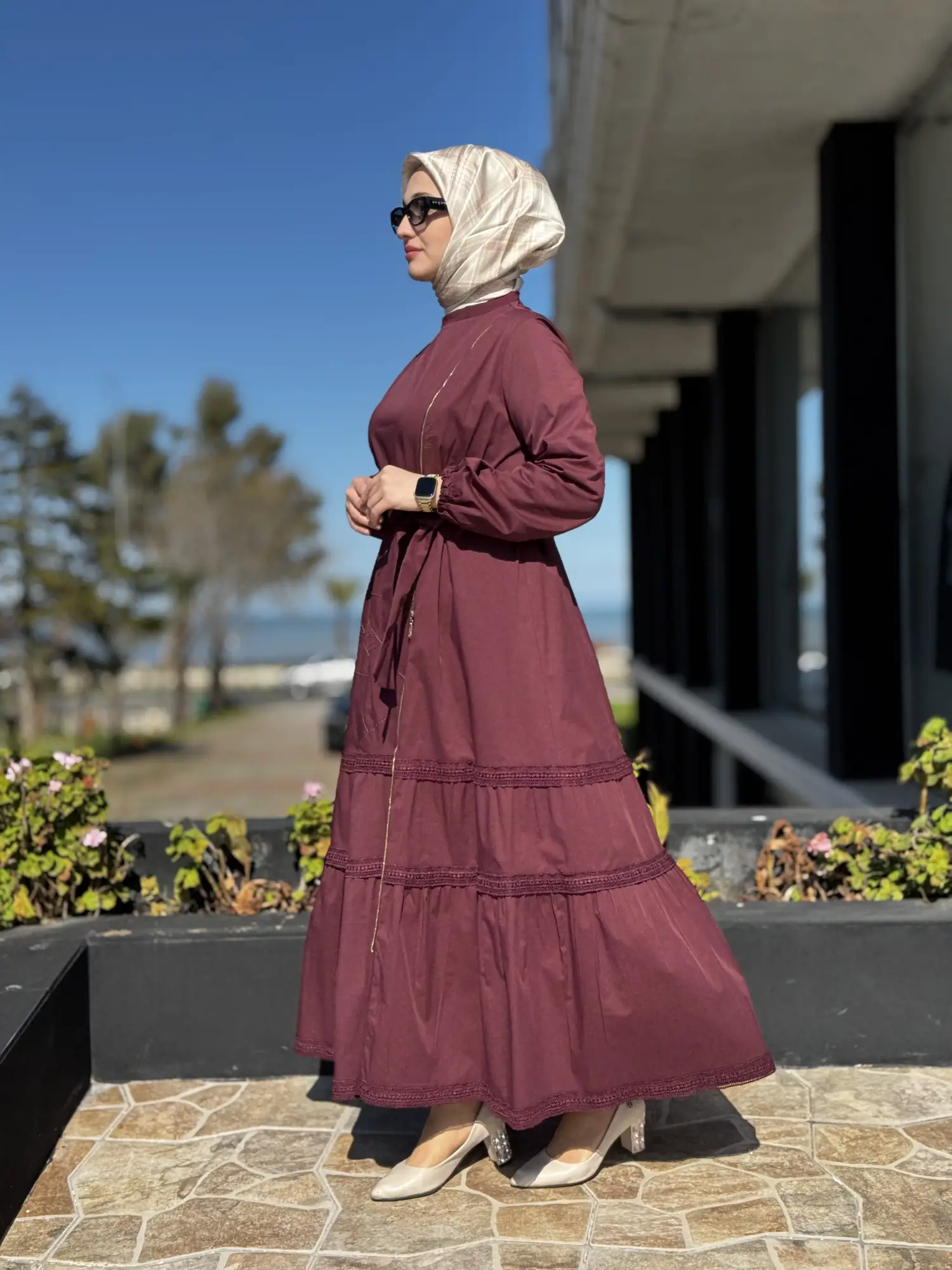 Misswhence Fermuarlı ve Spor Dikişli Elbise 39807