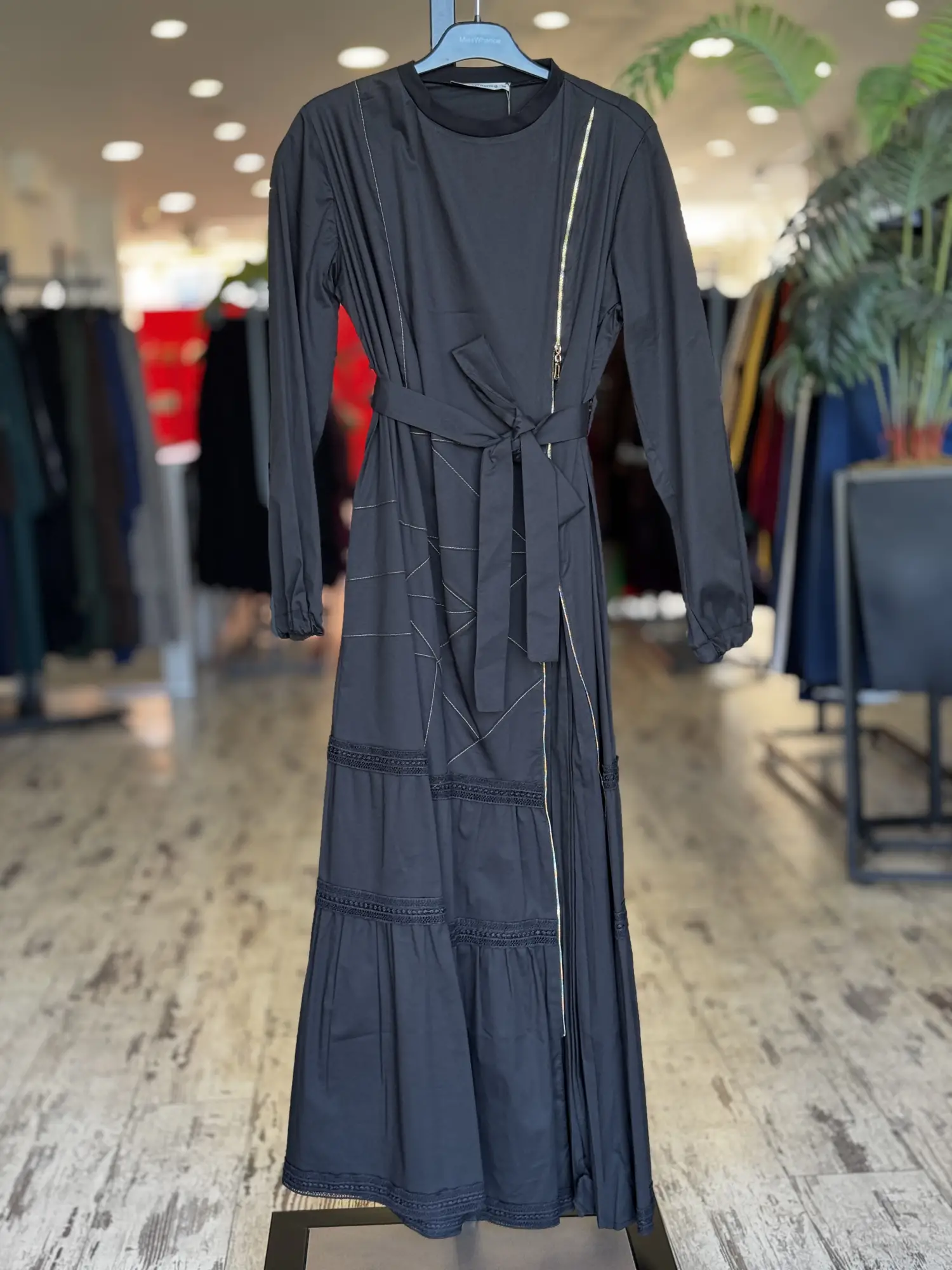 Misswhence Fermuarlı ve Spor Dikişli Elbise 39807