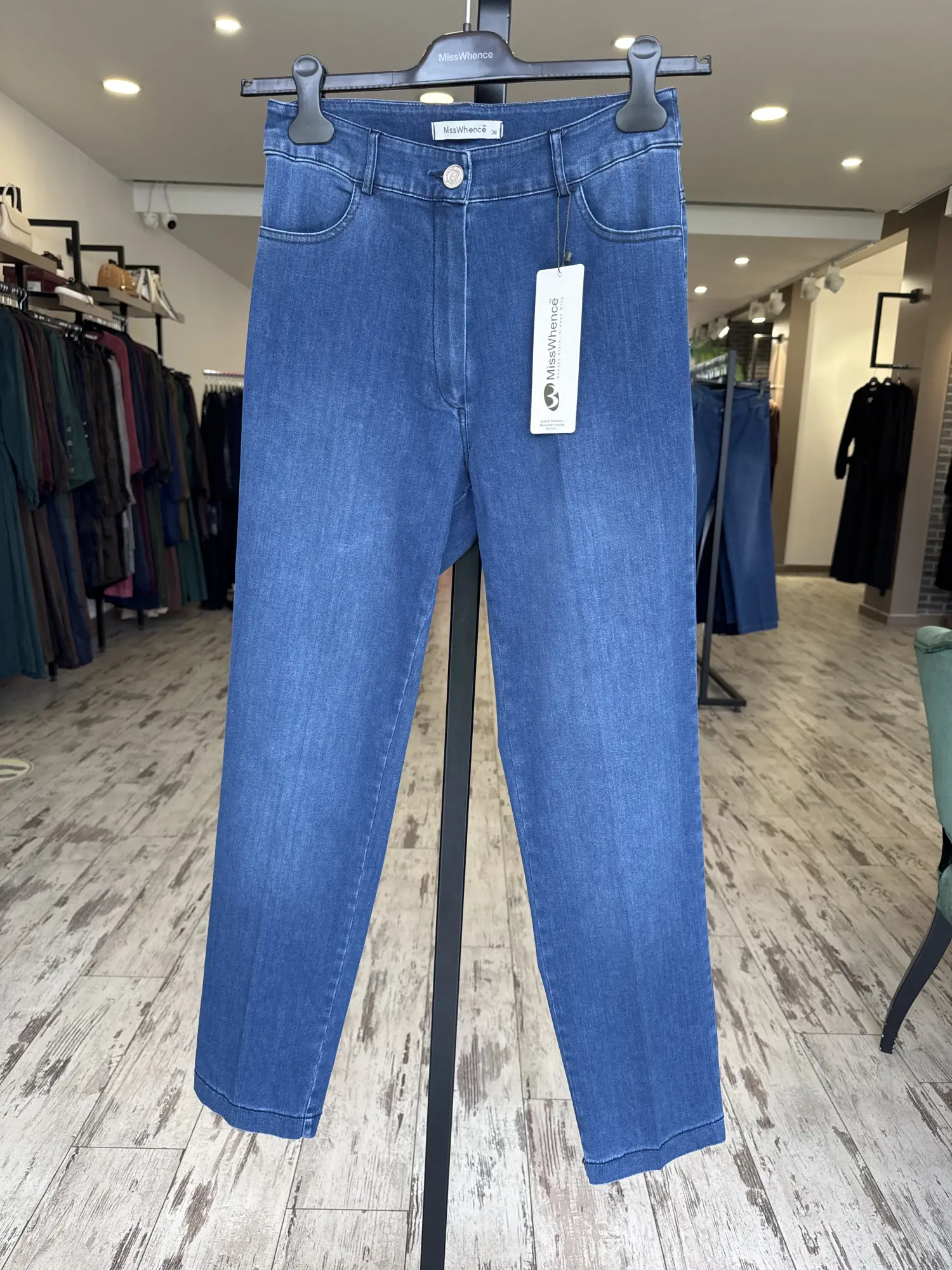 Misswhence Likralı Boru Paça Pantolon 39120