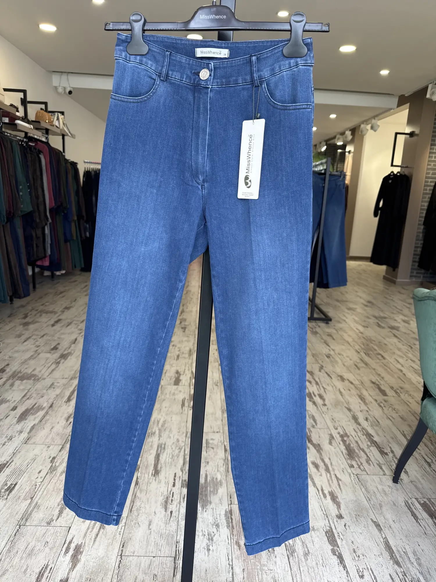 Misswhence Likralı Boru Paça Pantolon 39120