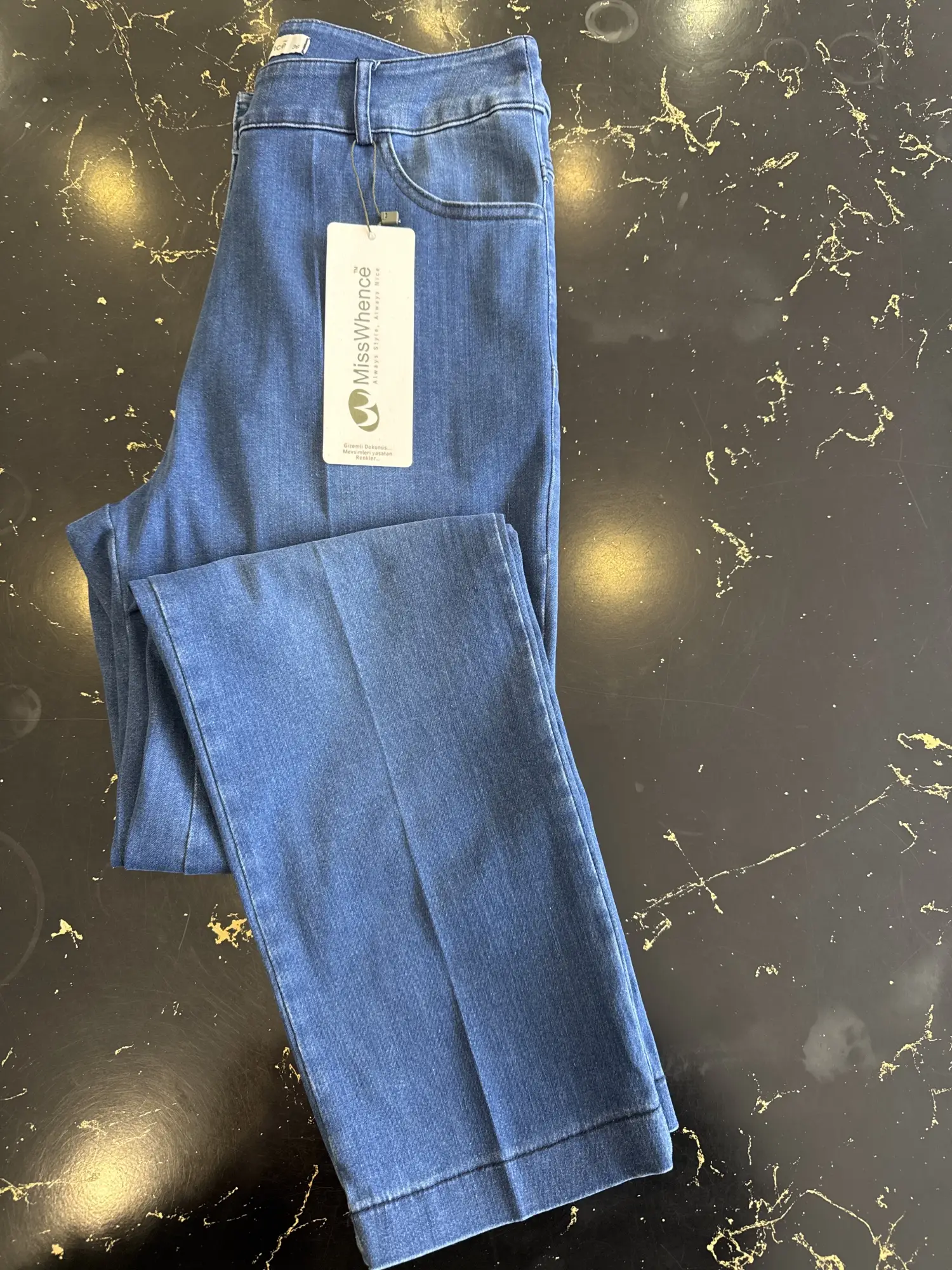 Misswhence Likralı Boru Paça Pantolon 39120