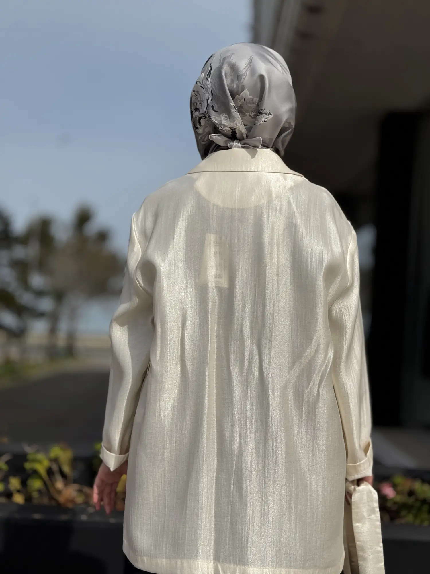 Kahma Cepli Kuşaklı Ceket