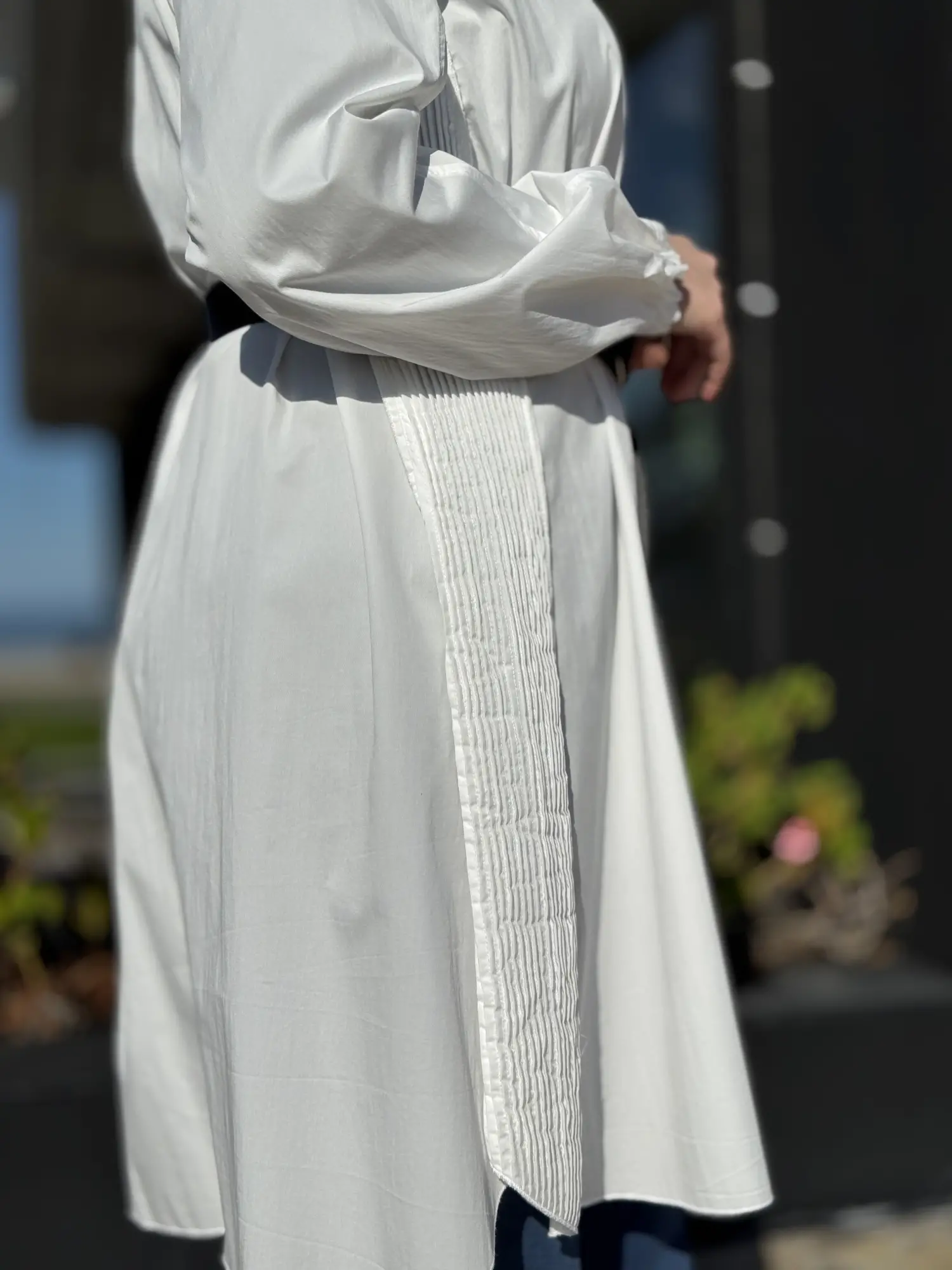 Misswhence Drape Detaylı Kemerli Gömlek 39305