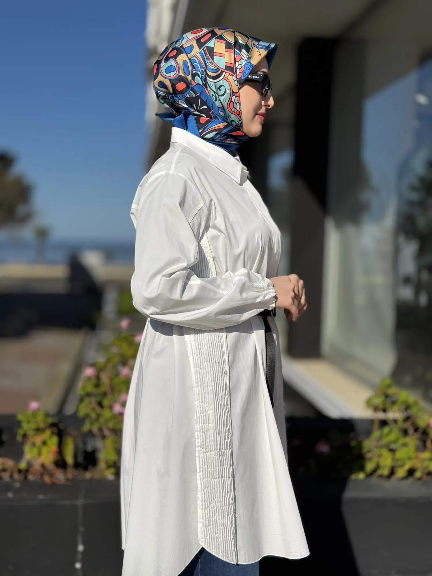 Misswhence Drape Detaylı Kemerli Gömlek 39305