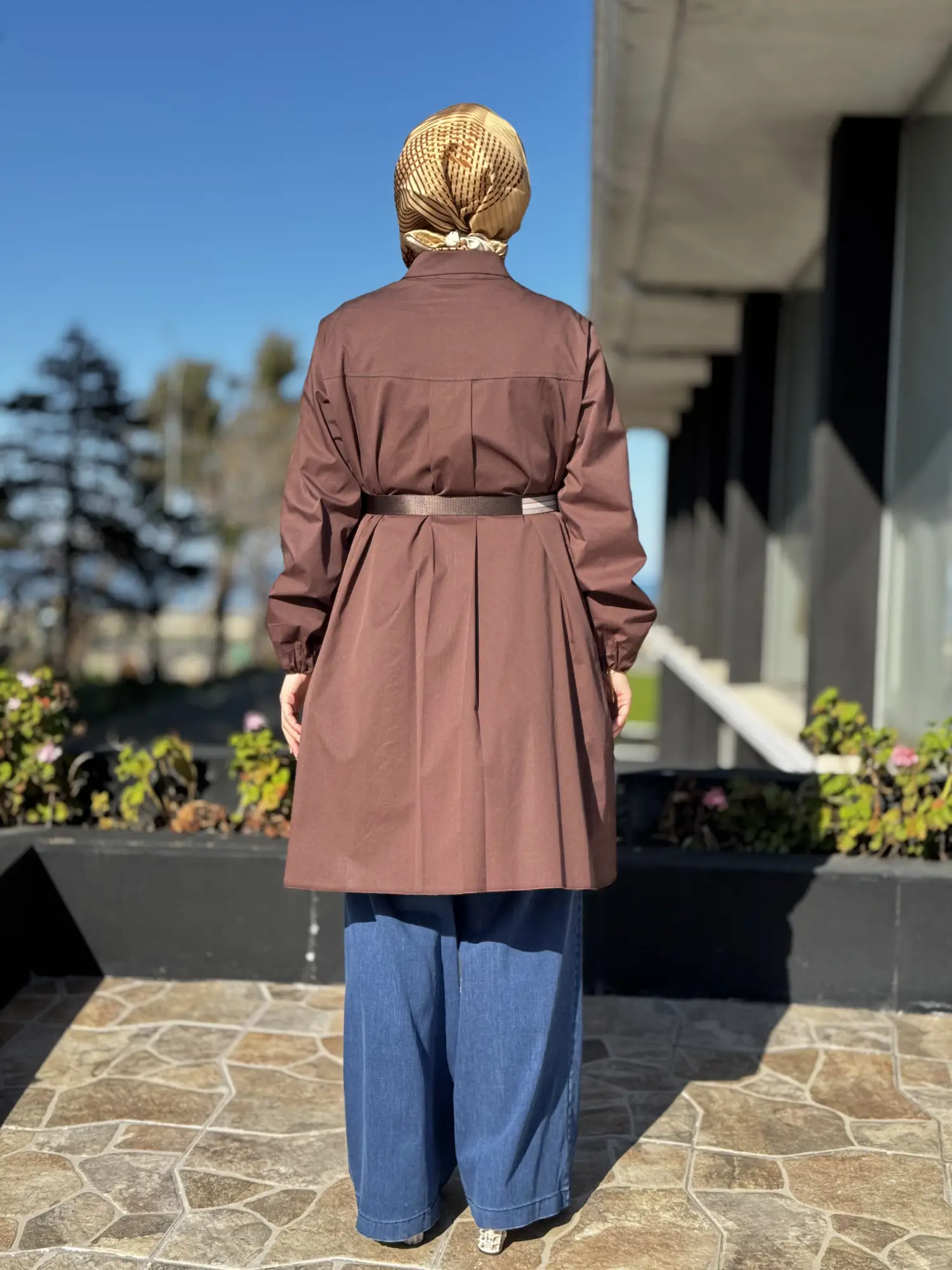 Misswhence Drape Detaylı Kemerli Gömlek 39305