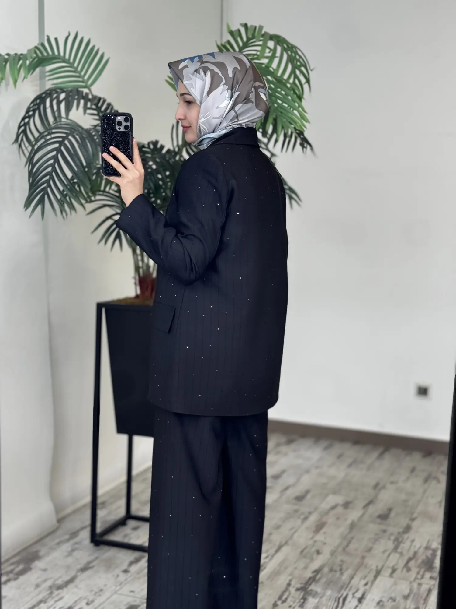 Ghisa Beli Lastikli Pantolon Ceket Takım G9152