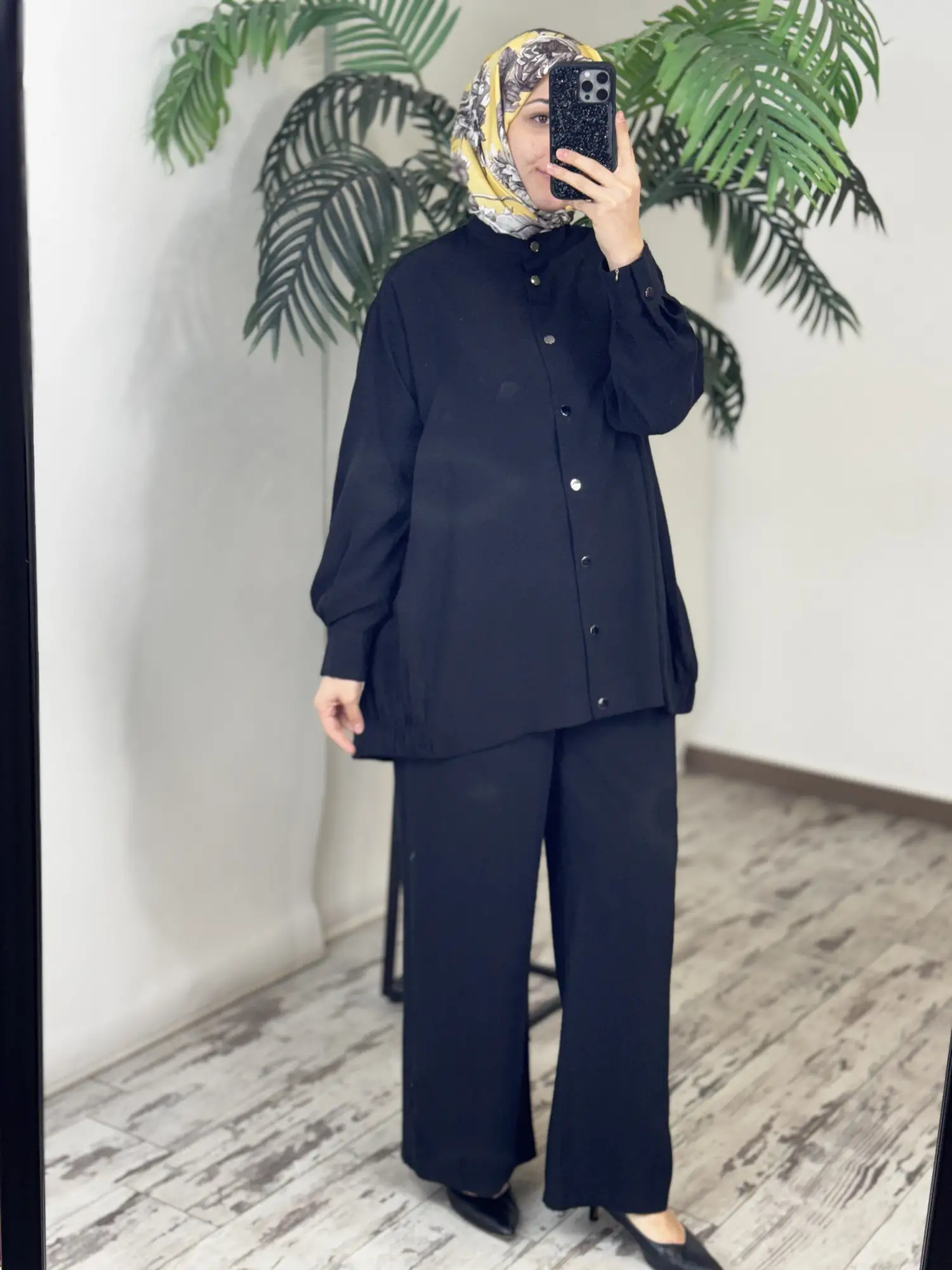 Almarwah Tencel Tunik Pantolon Takım 202971