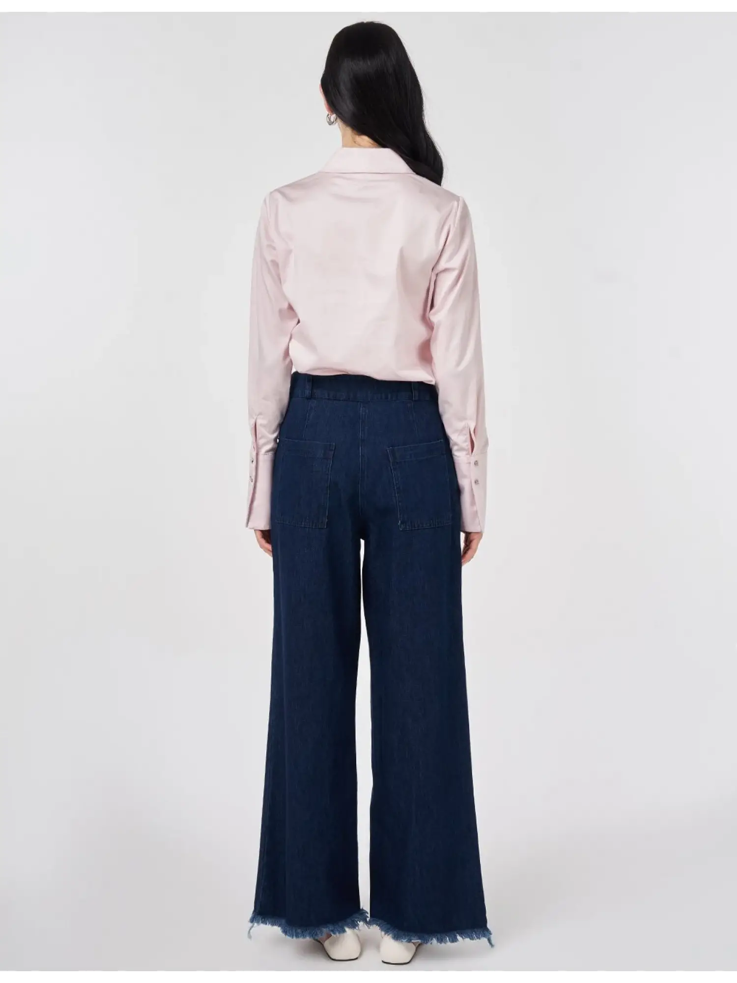 Kayra Paçası Püskül Detaylı Kot Pantolon KA19007