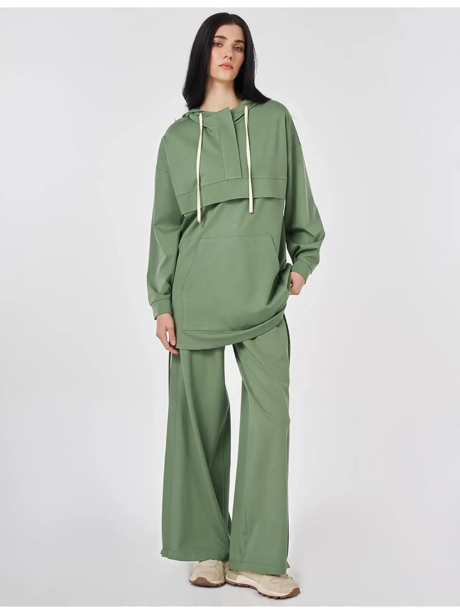 Kayra Kapüşonlu Tunik Pantolon Spor Takım KA76008