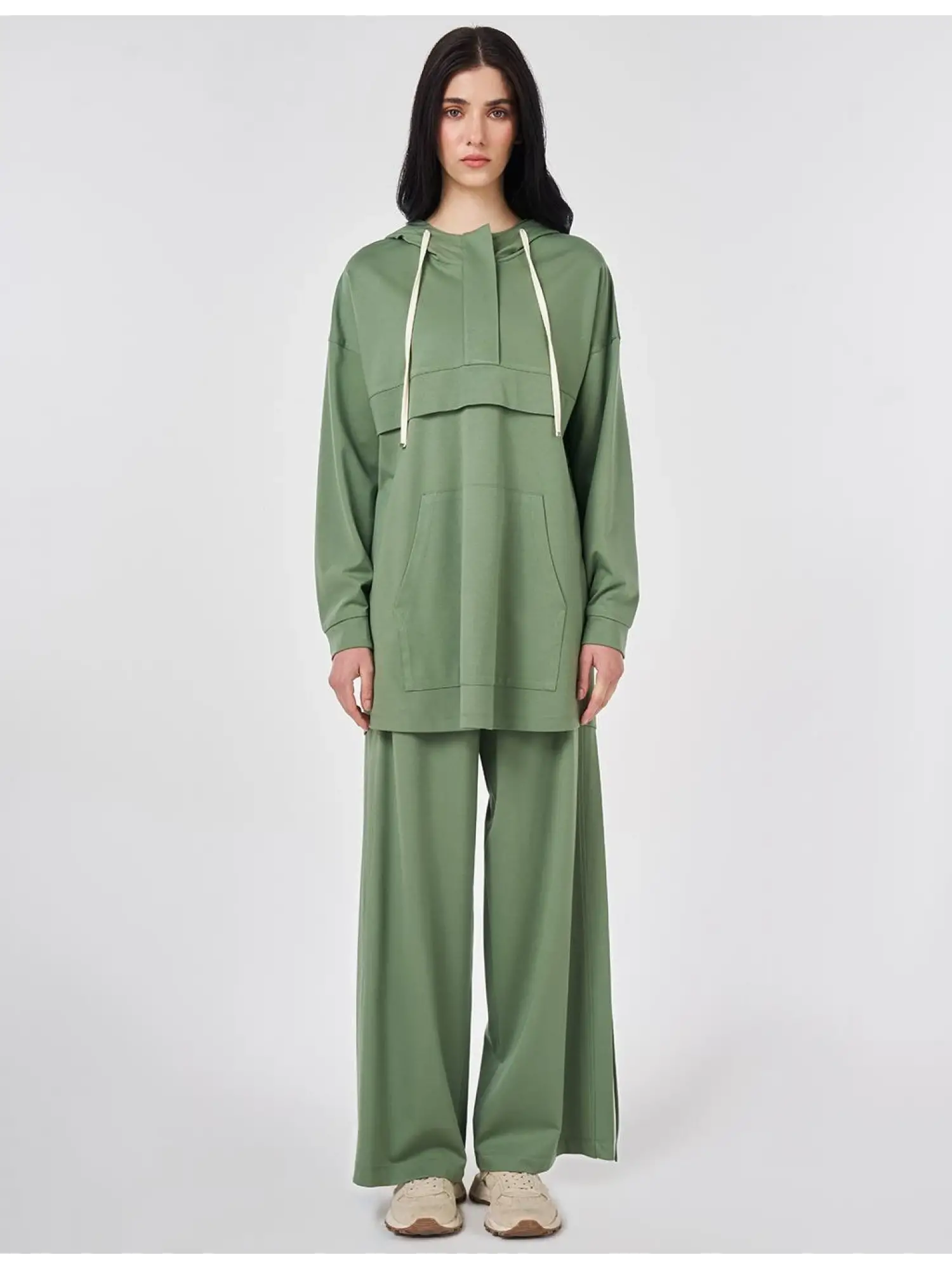 Kayra Kapüşonlu Tunik Pantolon Spor Takım KA76008