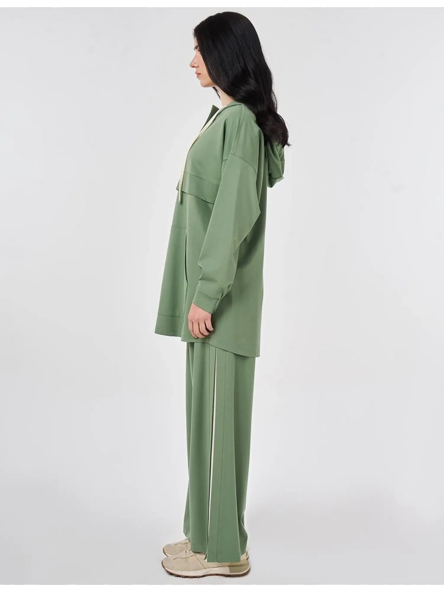 Kayra Kapüşonlu Tunik Pantolon Spor Takım KA76008