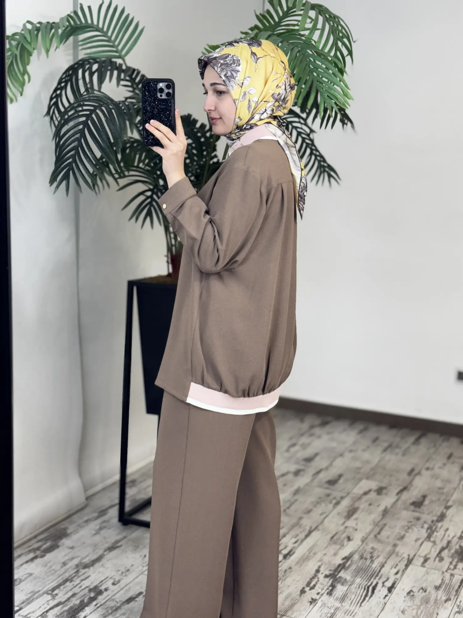 Ghisa Ribana Detaylı Gömlek Pantolon Takım G9185