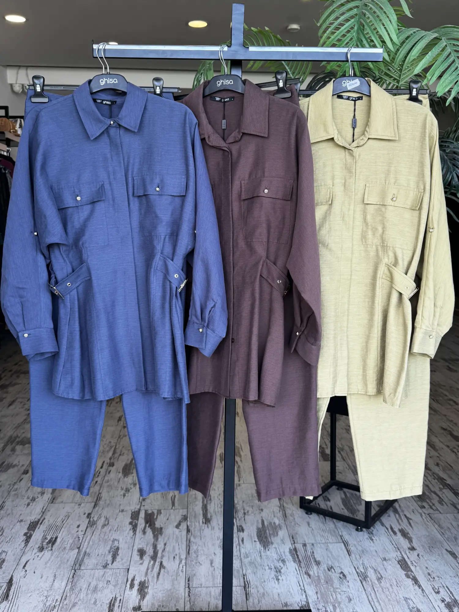 Ghisa Gömlek / Ceket Pantolon Takım G9189