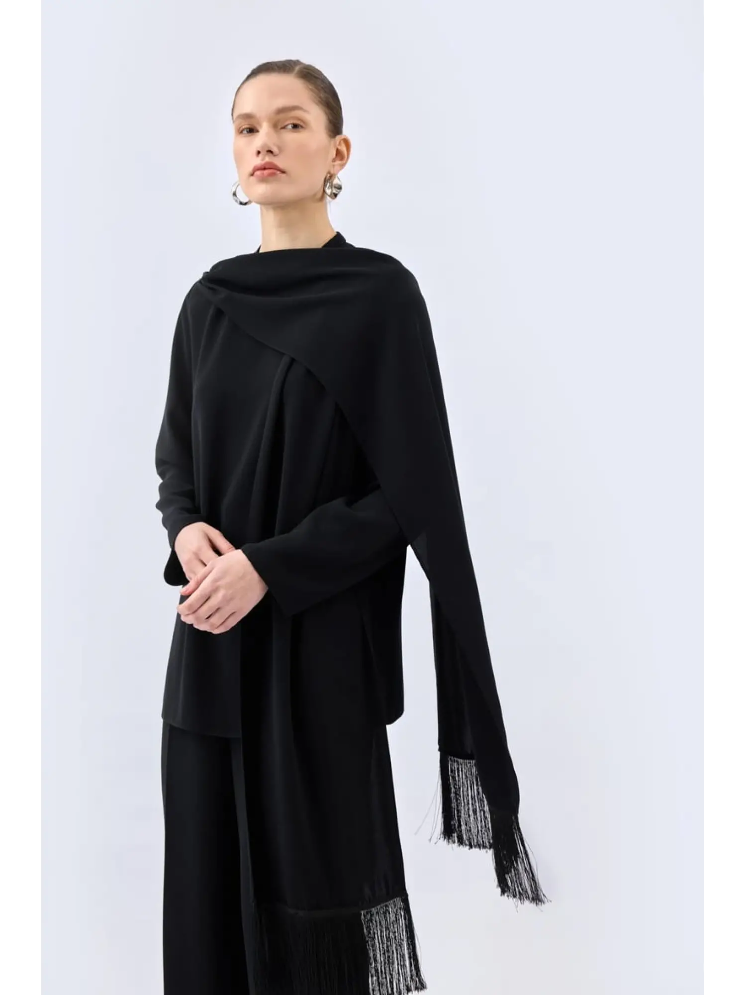 QooQ Store Tokyo Şık Tunik Pantolon Takım 26SS224