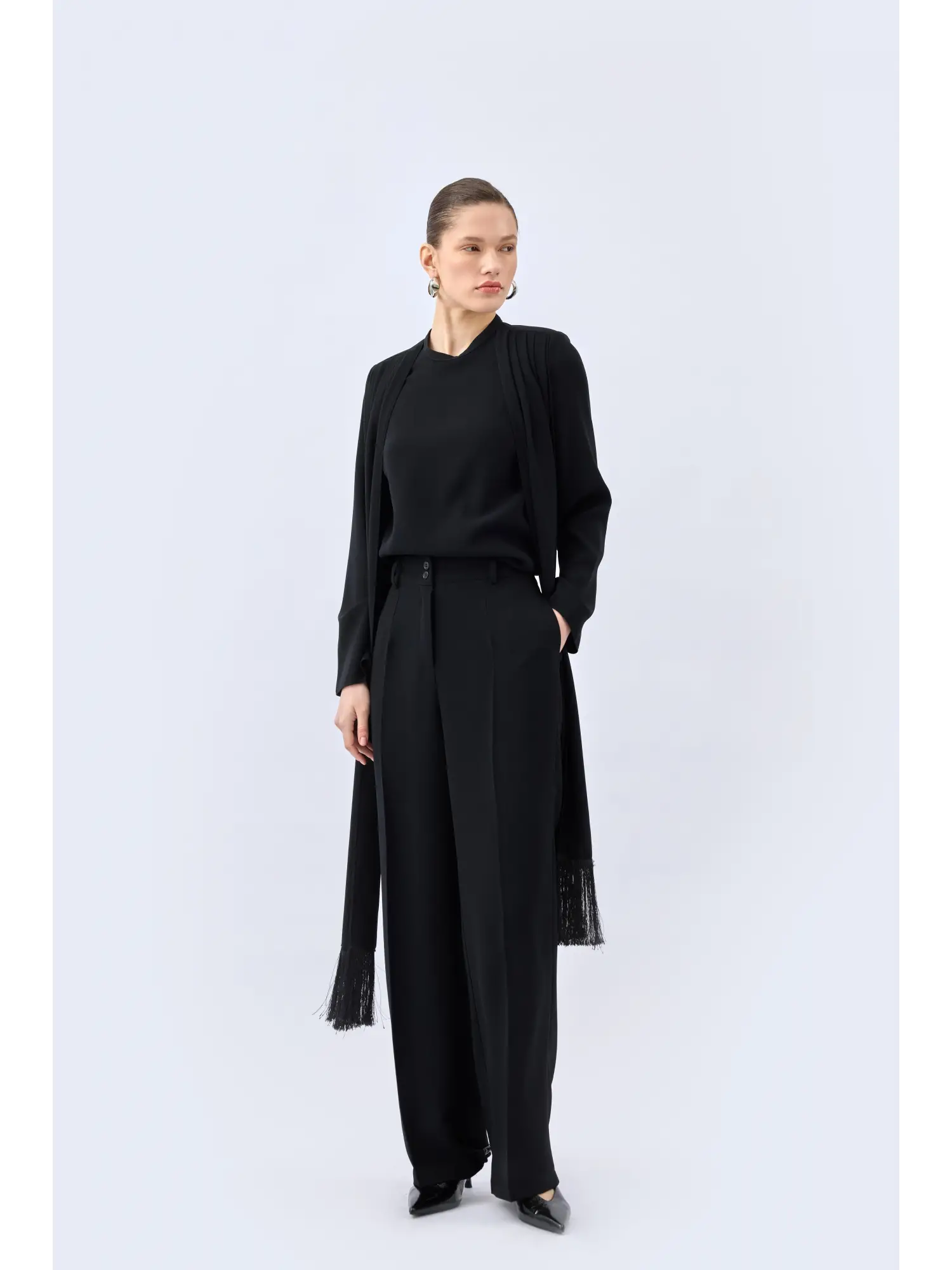 QooQ Store Tokyo Şık Tunik Pantolon Takım 26SS224