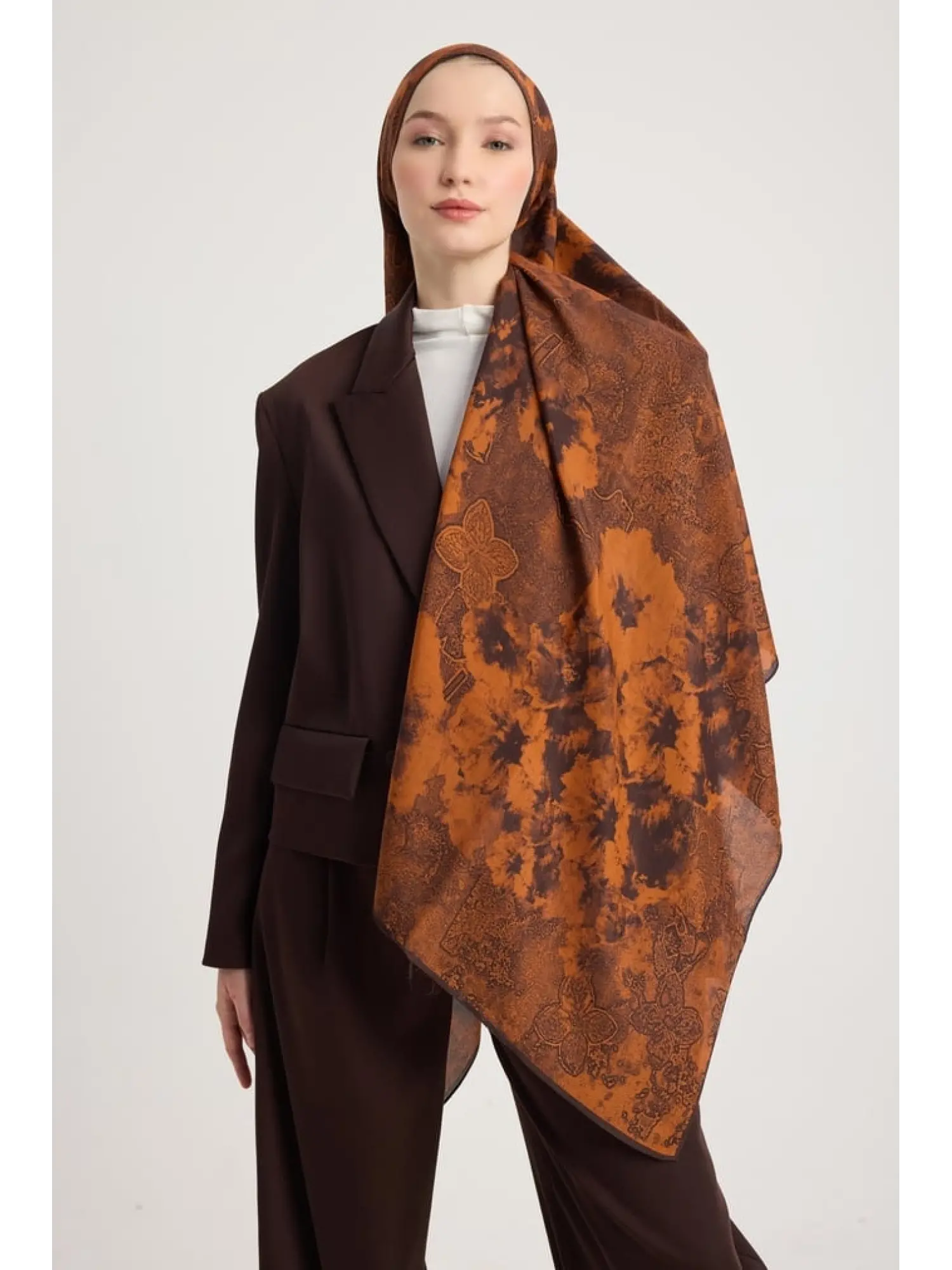 Maisa Gülruh Floş Viskon Şal 70x190