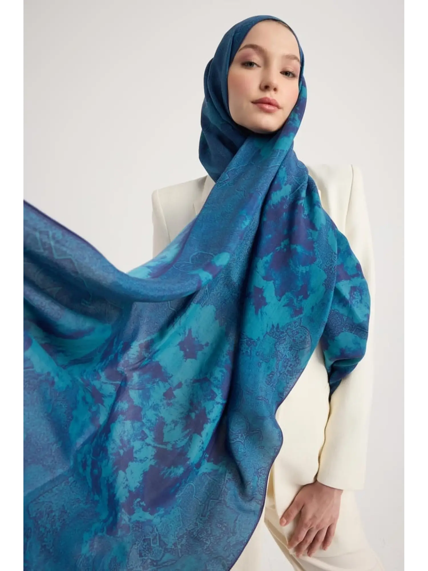 Maisa Gülruh Floş Viskon Şal 70x190