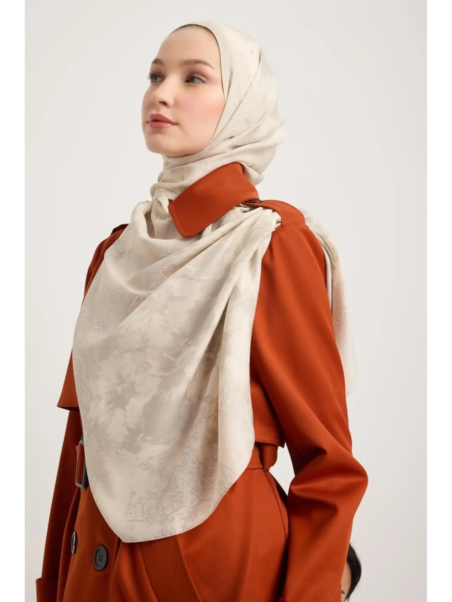 Maisa Gülruh Floş Viskon Şal 70x190