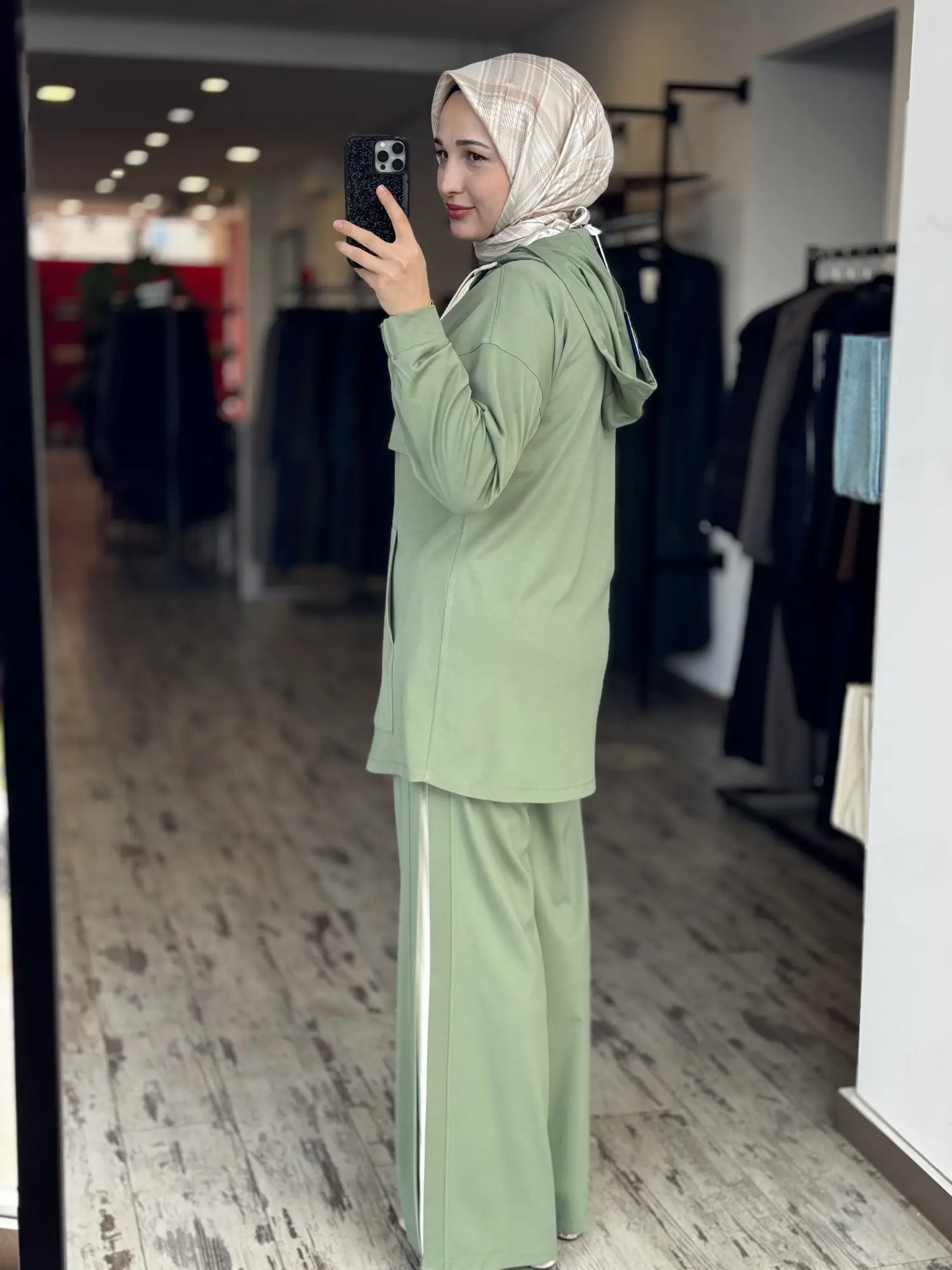 Kayra Kapüşonlu Tunik Pantolon Spor Takım KA76008