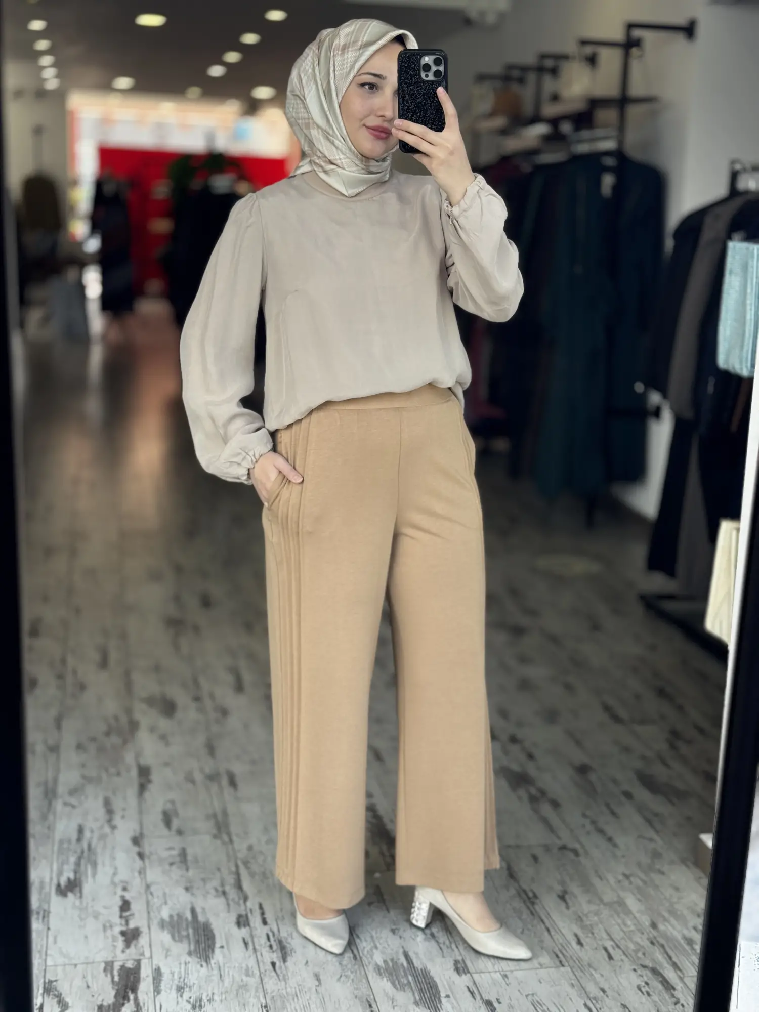 Kayra Yanları Nervürlü Beli Lastikli Spor Pantolon KA79027