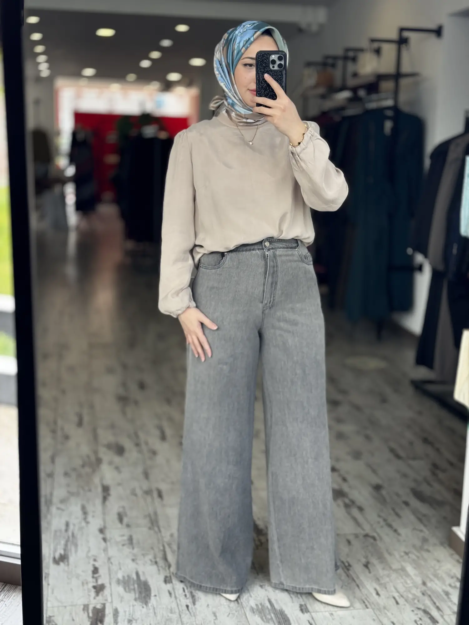 Kayra Bol Paça Kot Pantolon KA19073