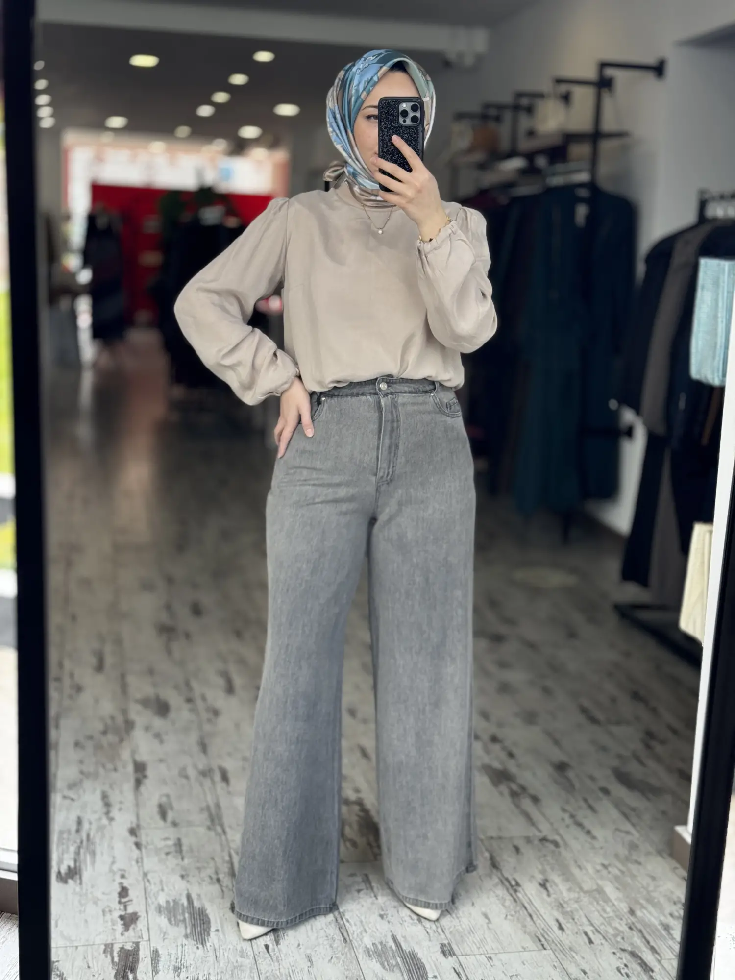 Kayra Bol Paça Kot Pantolon KA19073