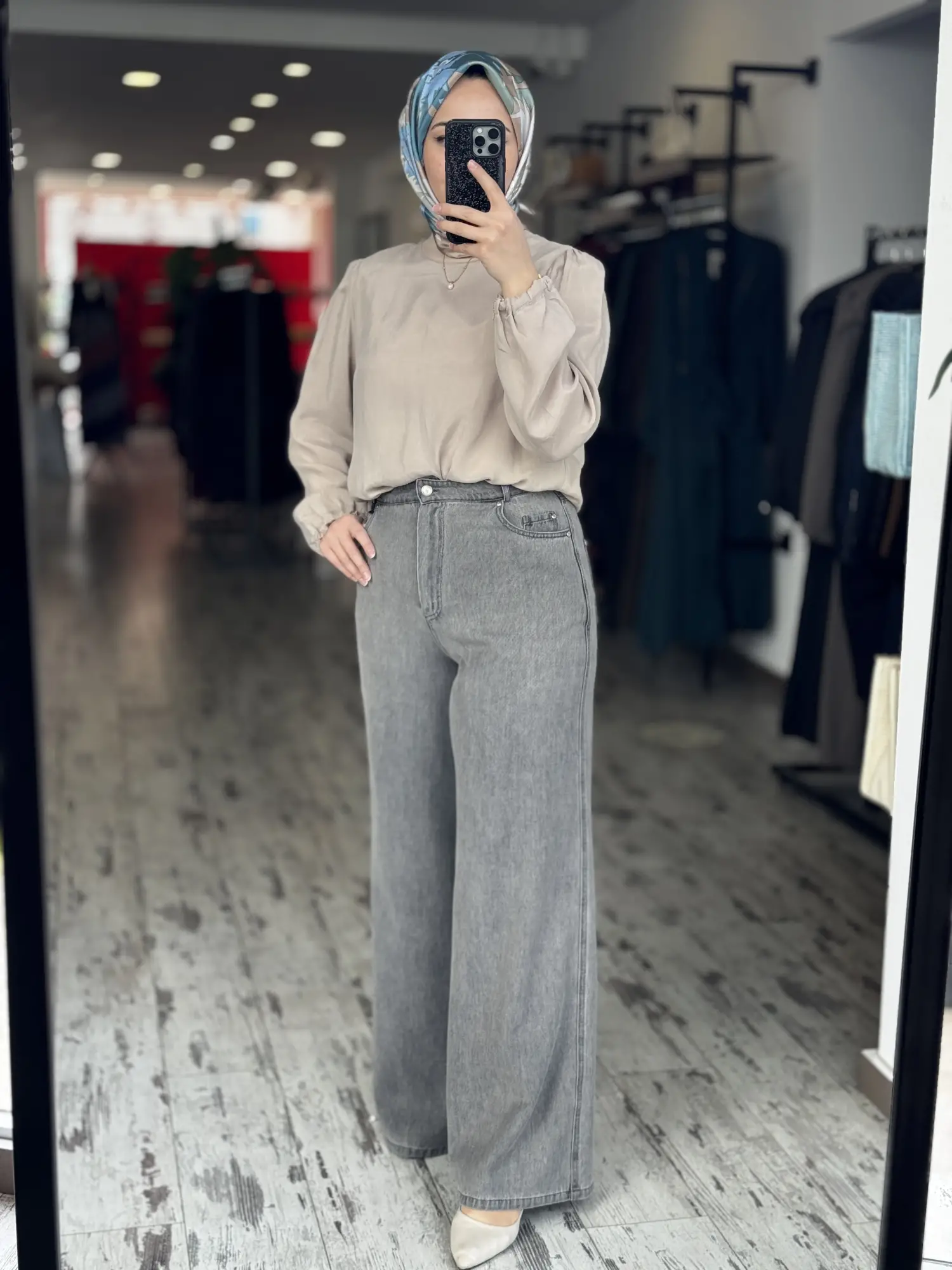 Kayra Bol Paça Kot Pantolon KA19073