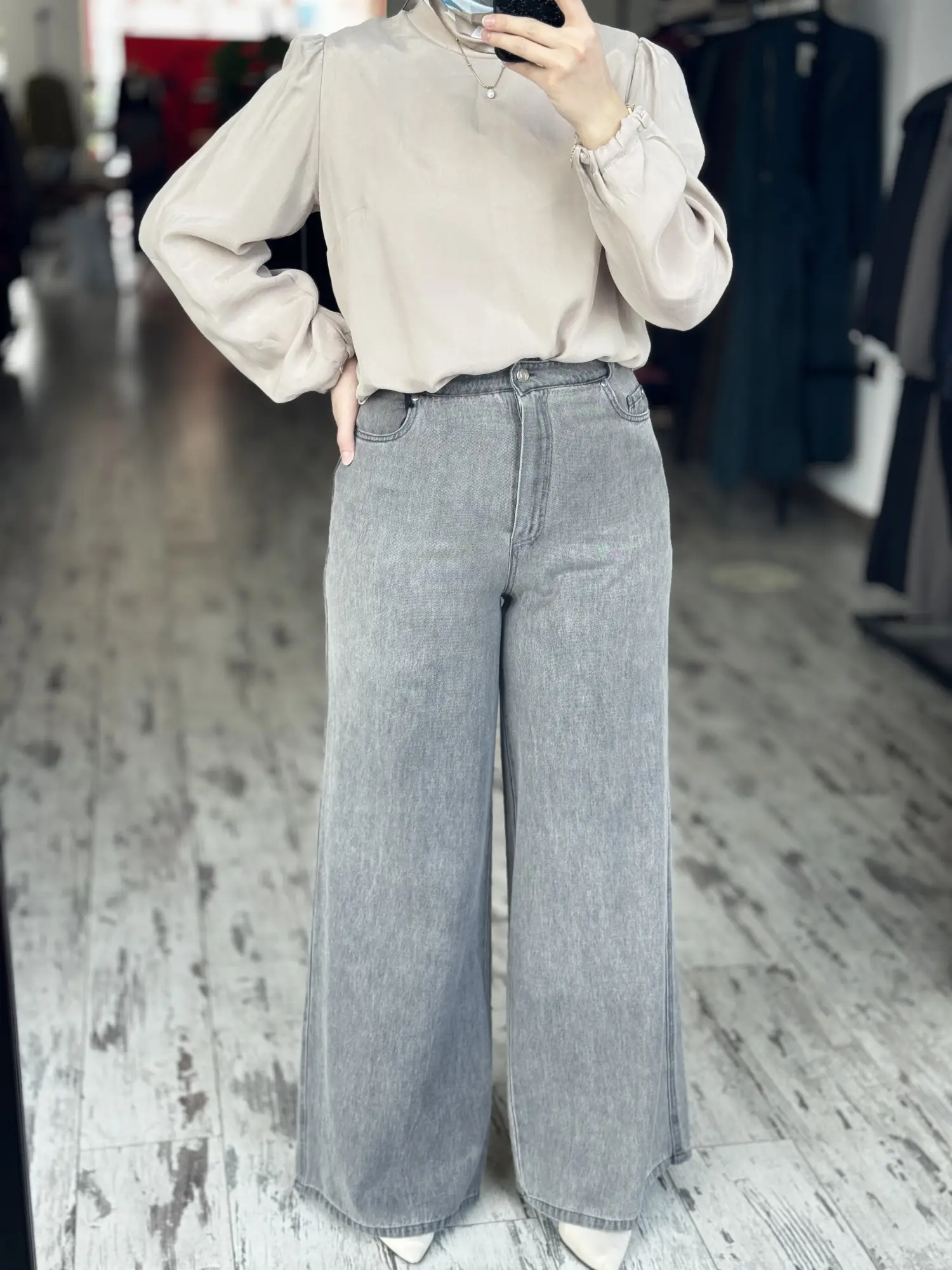 Kayra Bol Paça Kot Pantolon KA19073