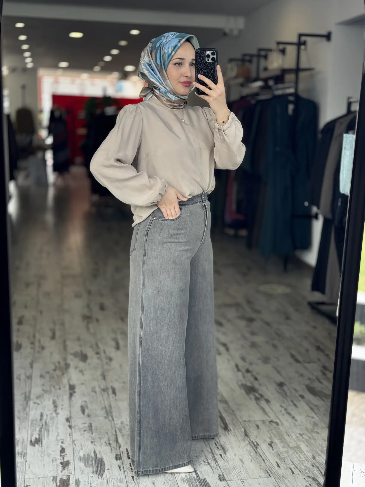 Kayra Bol Paça Kot Pantolon KA19073