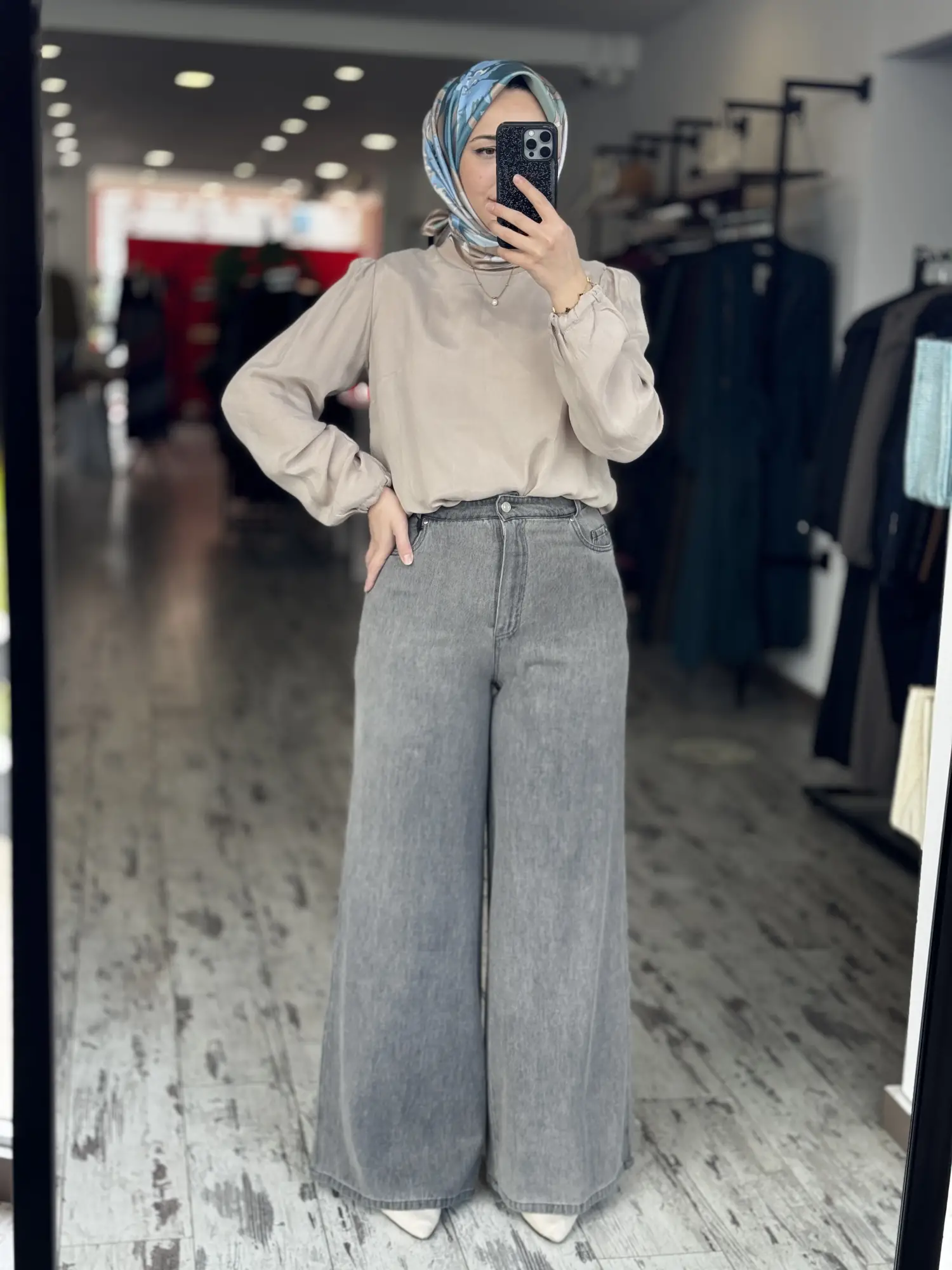 Kayra Bol Paça Kot Pantolon KA19073