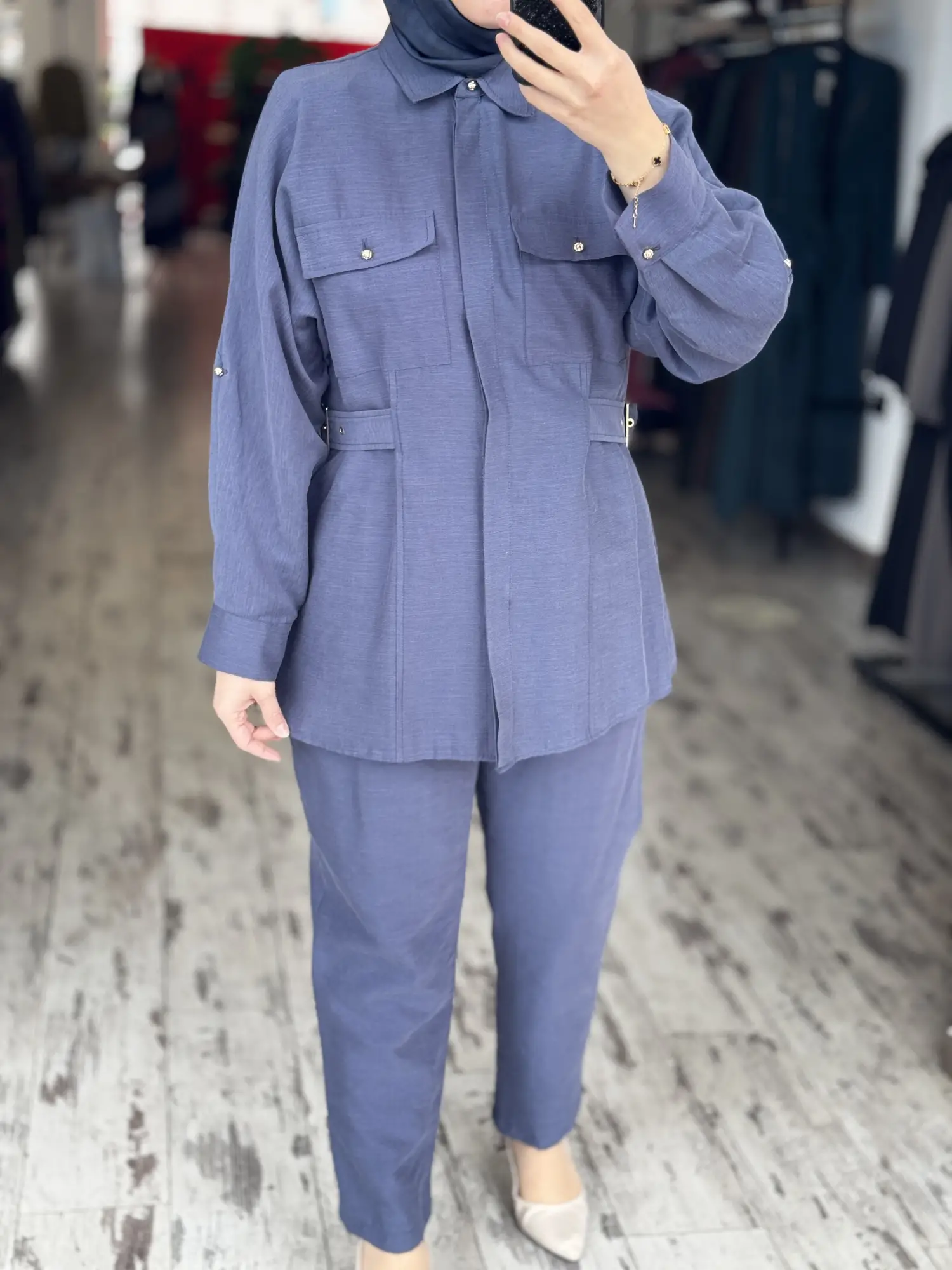 Ghisa Gömlek / Ceket Pantolon Takım G9189