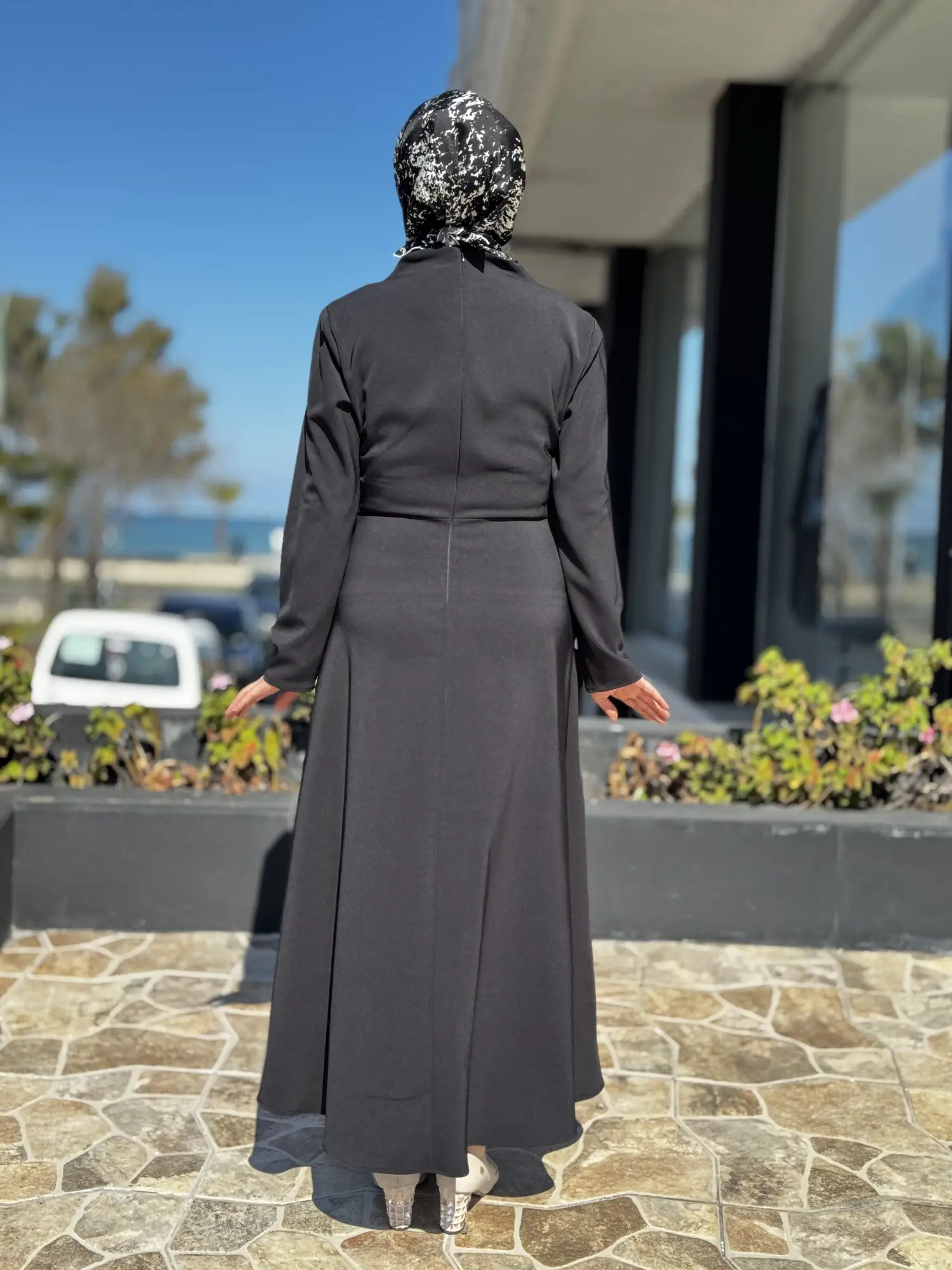 Ghisa Belden Model ve Aksesuar Detaylı Şık Elbise G4329