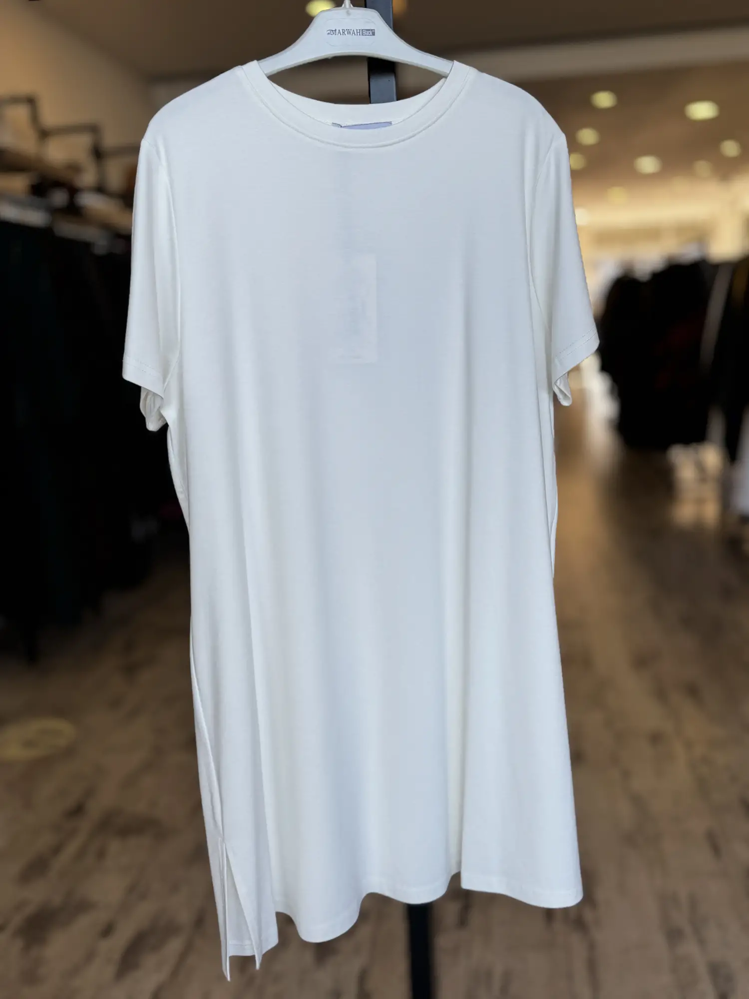 Almarwah Büyük Beden Kısa Kollu Penye Tunik 102229