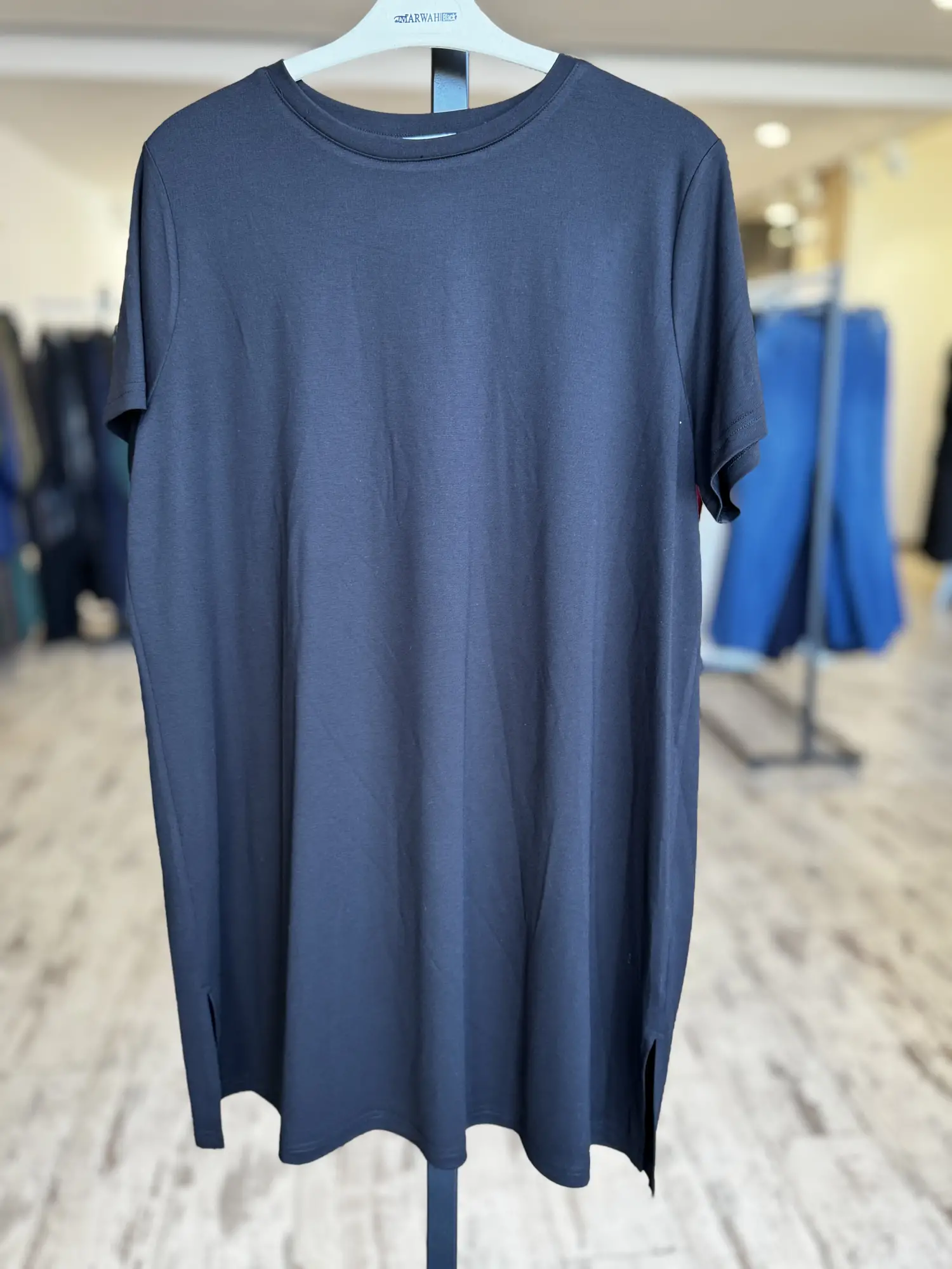 Almarwah Büyük Beden Kısa Kollu Penye Tunik 102229