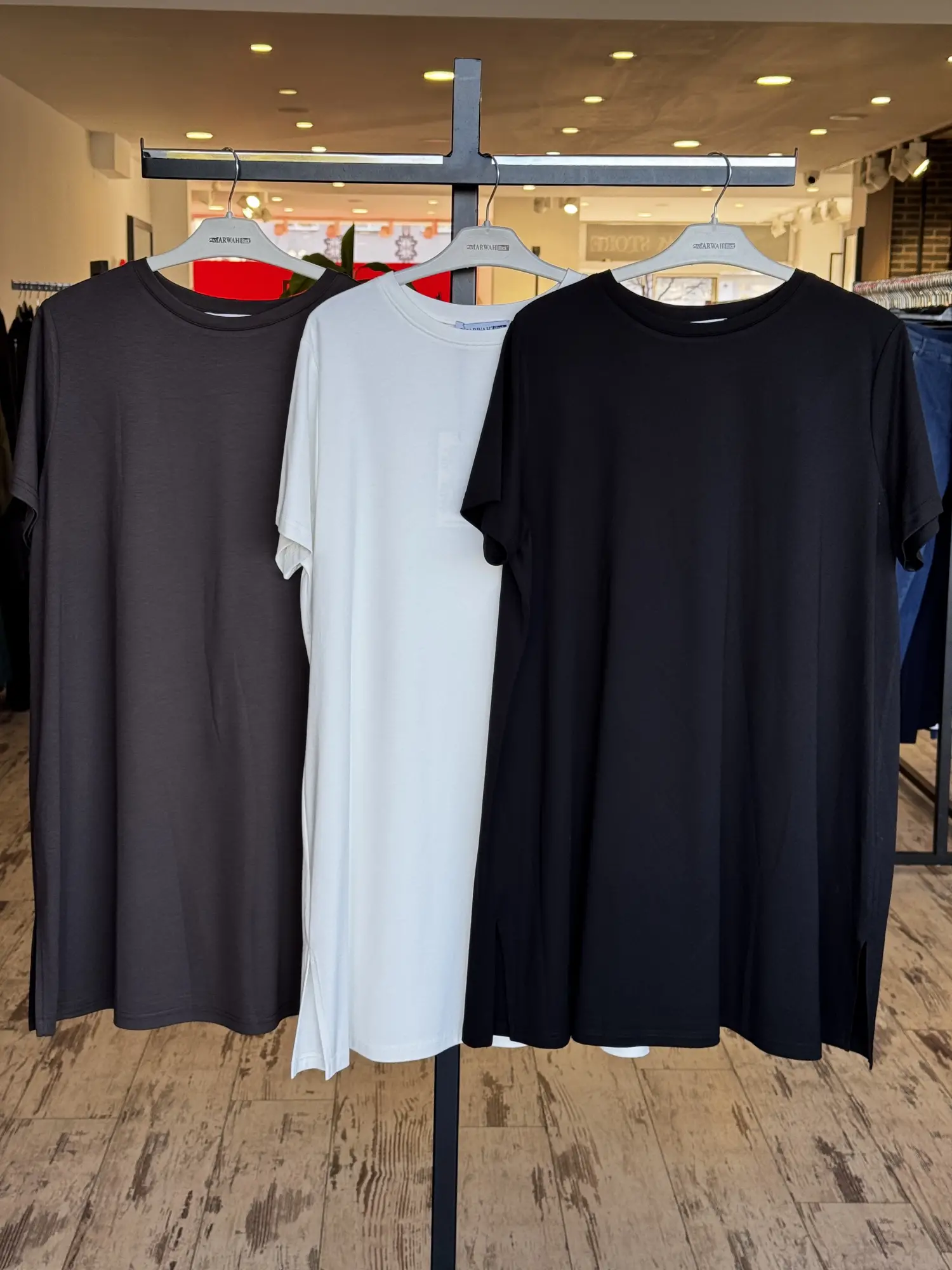 Almarwah Büyük Beden Kısa Kollu Penye Tunik 102229