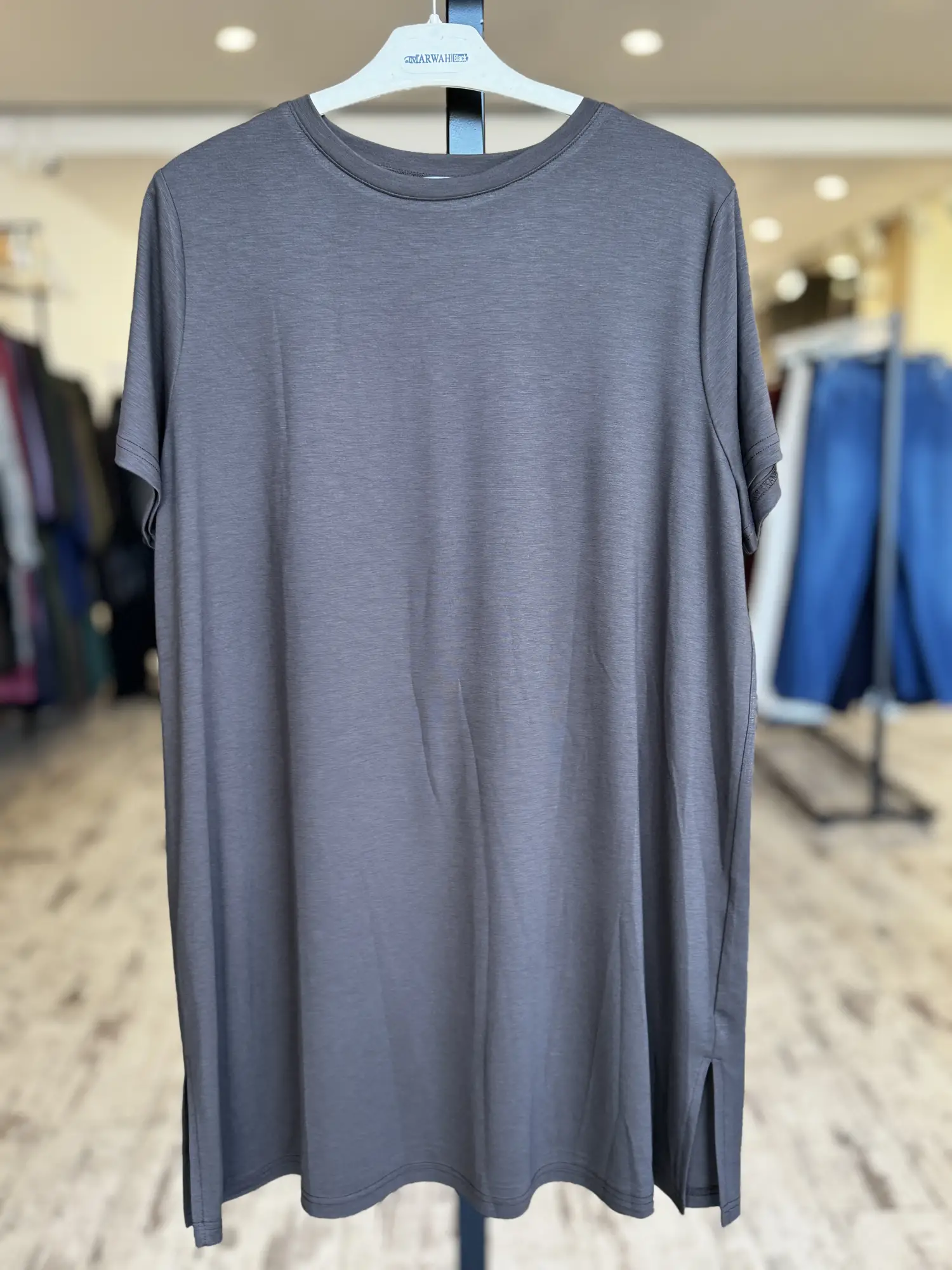 Almarwah Büyük Beden Kısa Kollu Penye Tunik 102229