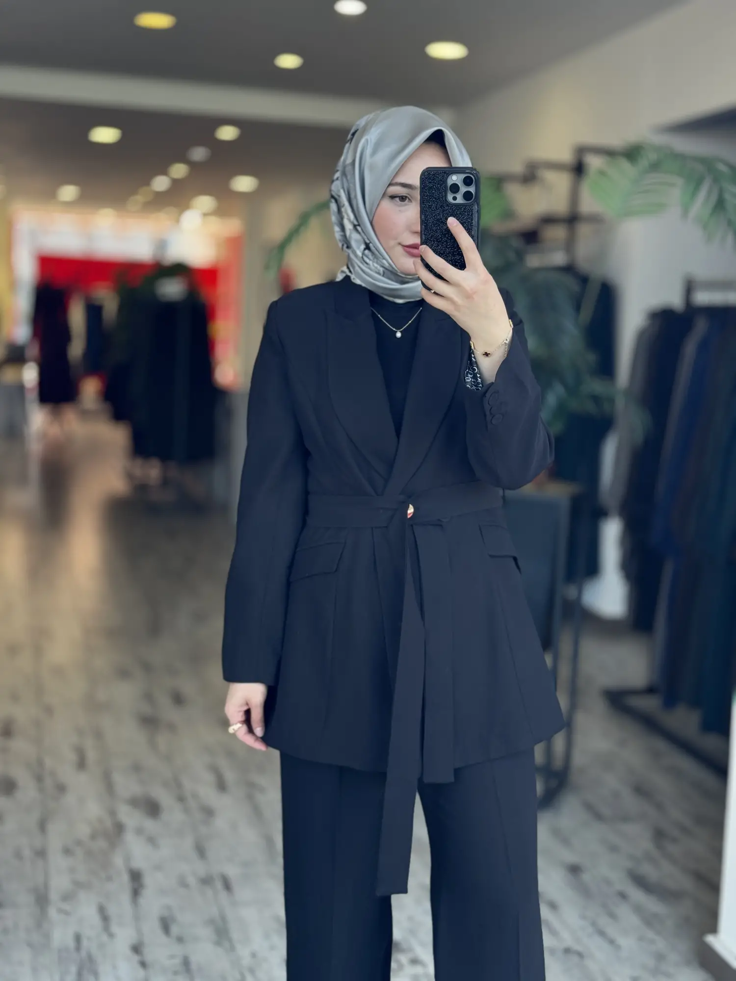 Qupra Astarı Desenli Blazer Ceket Pantolon Takım WAD12103