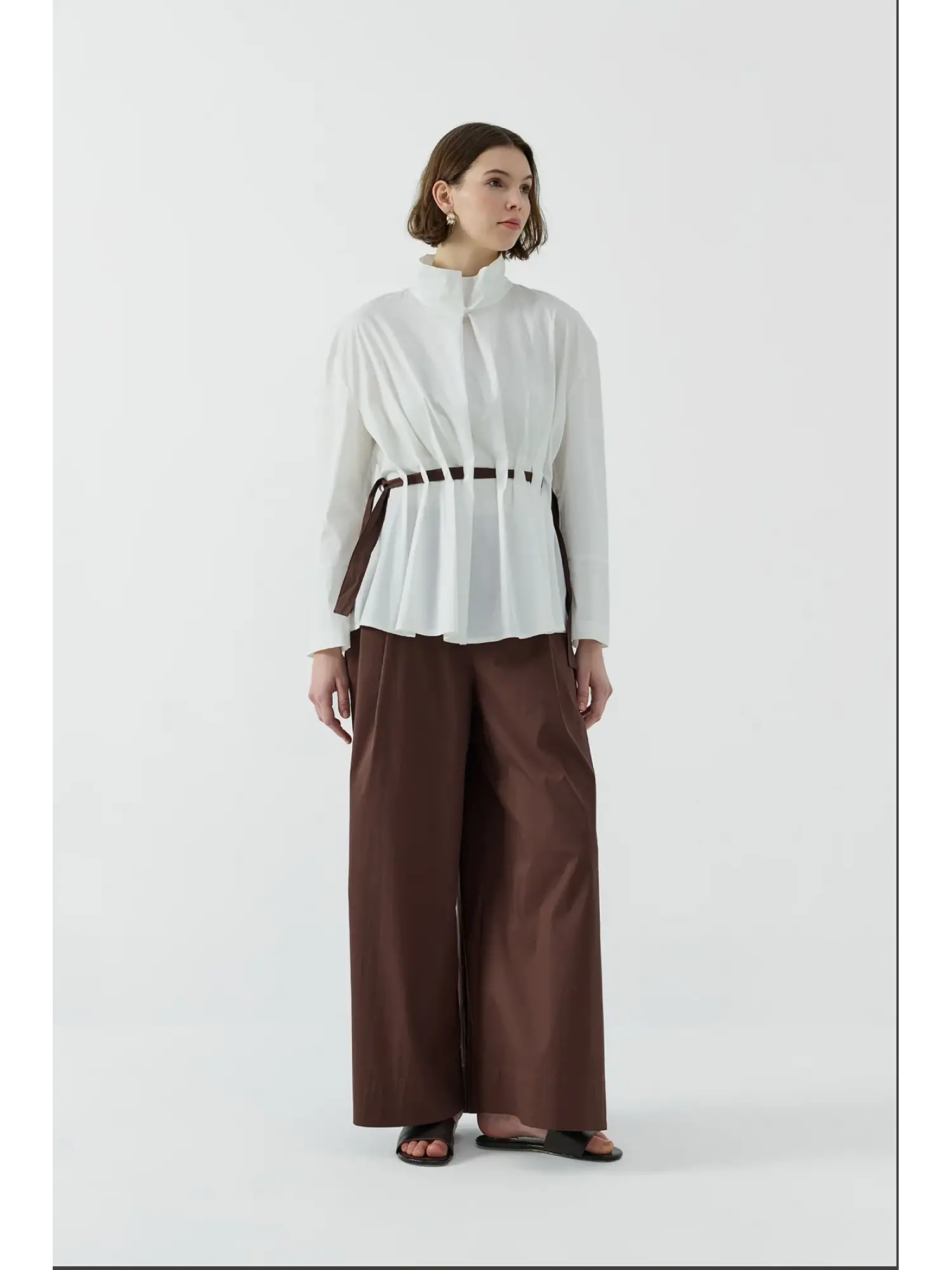 Clande Pens Detaylı Etek Pantolon