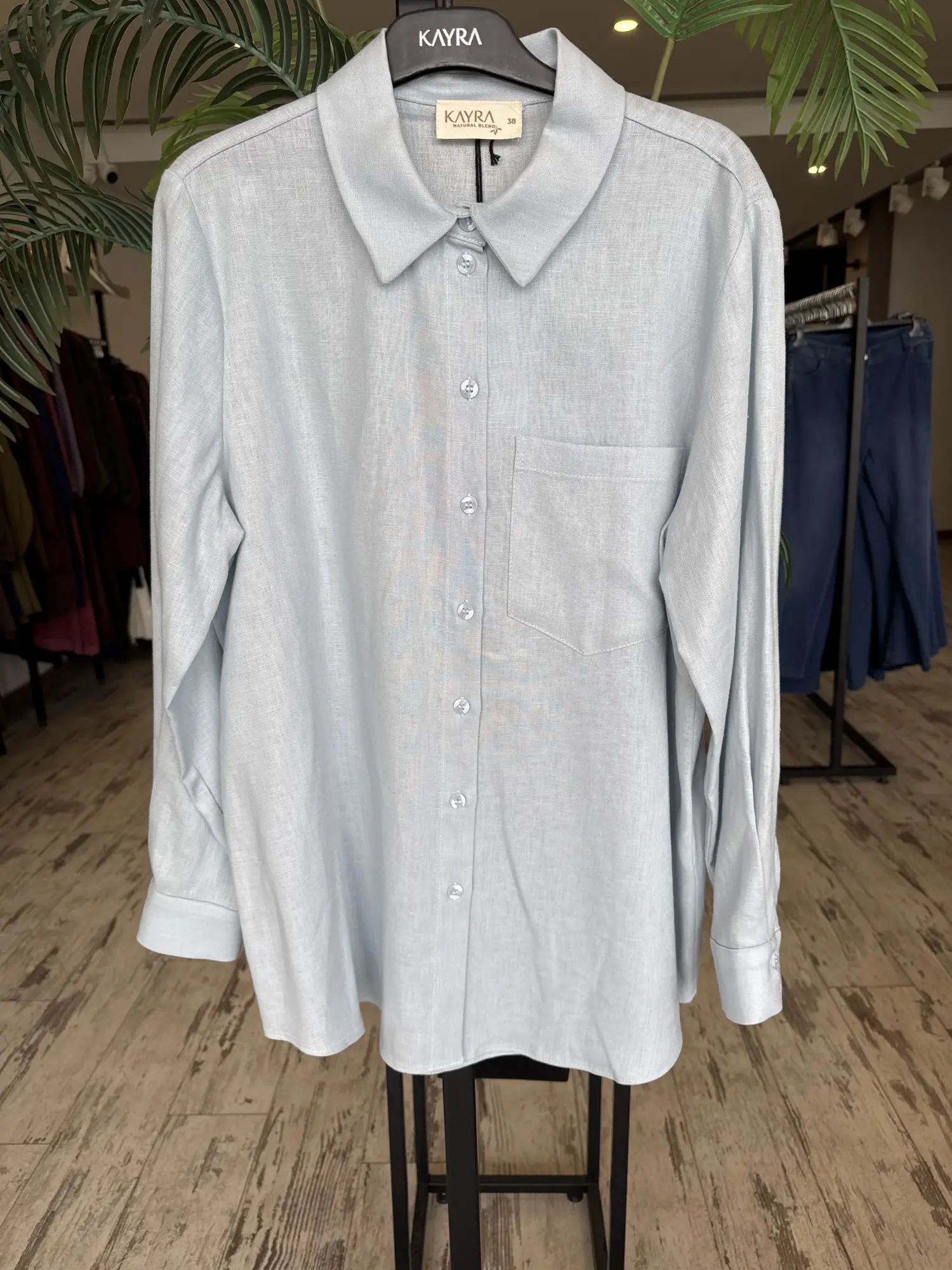 Kayra Basic Keten Gömlek KA11044