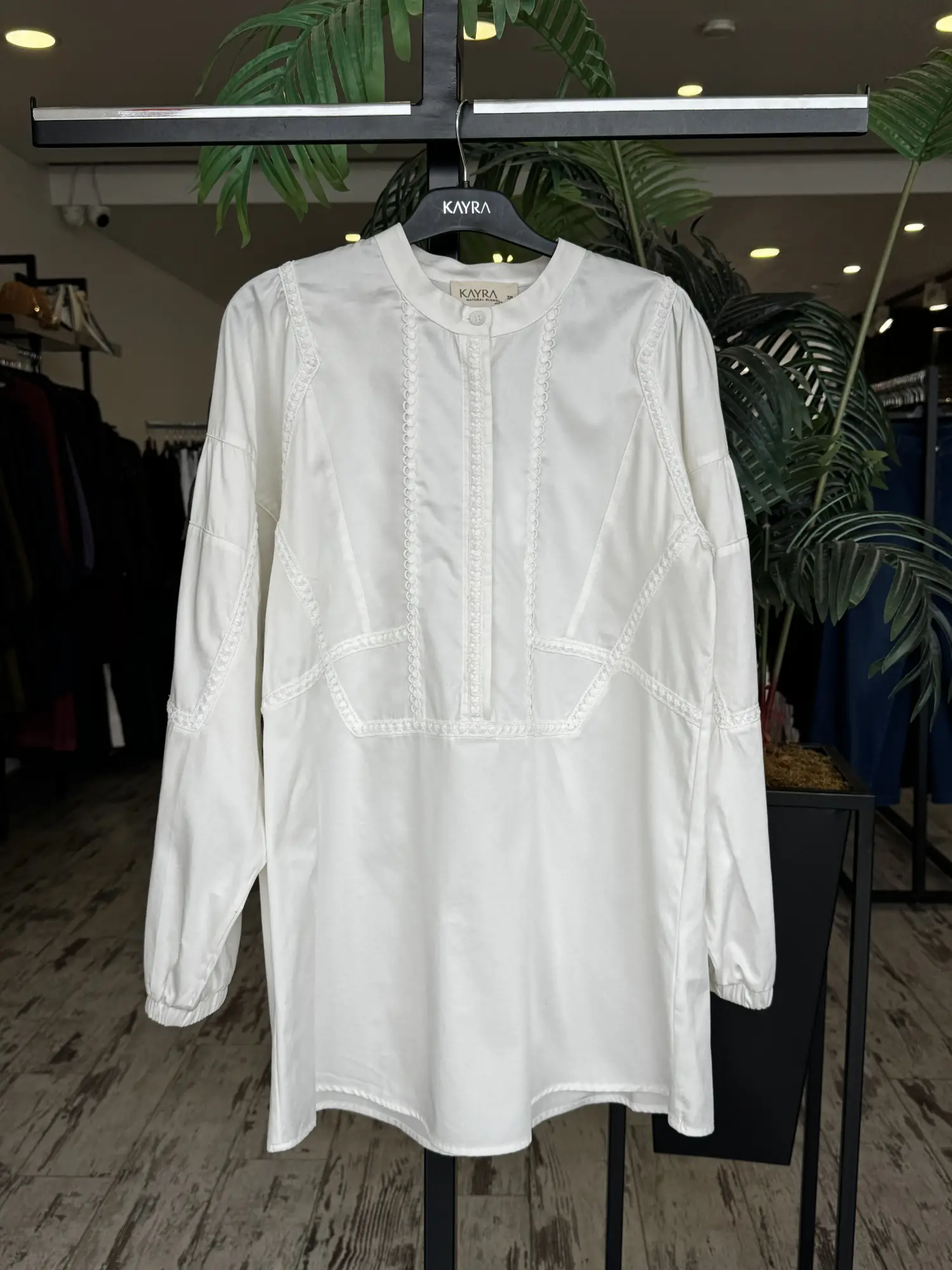 Kayra Fisto Detaylı Önü Düğmeli Tunik KA10029