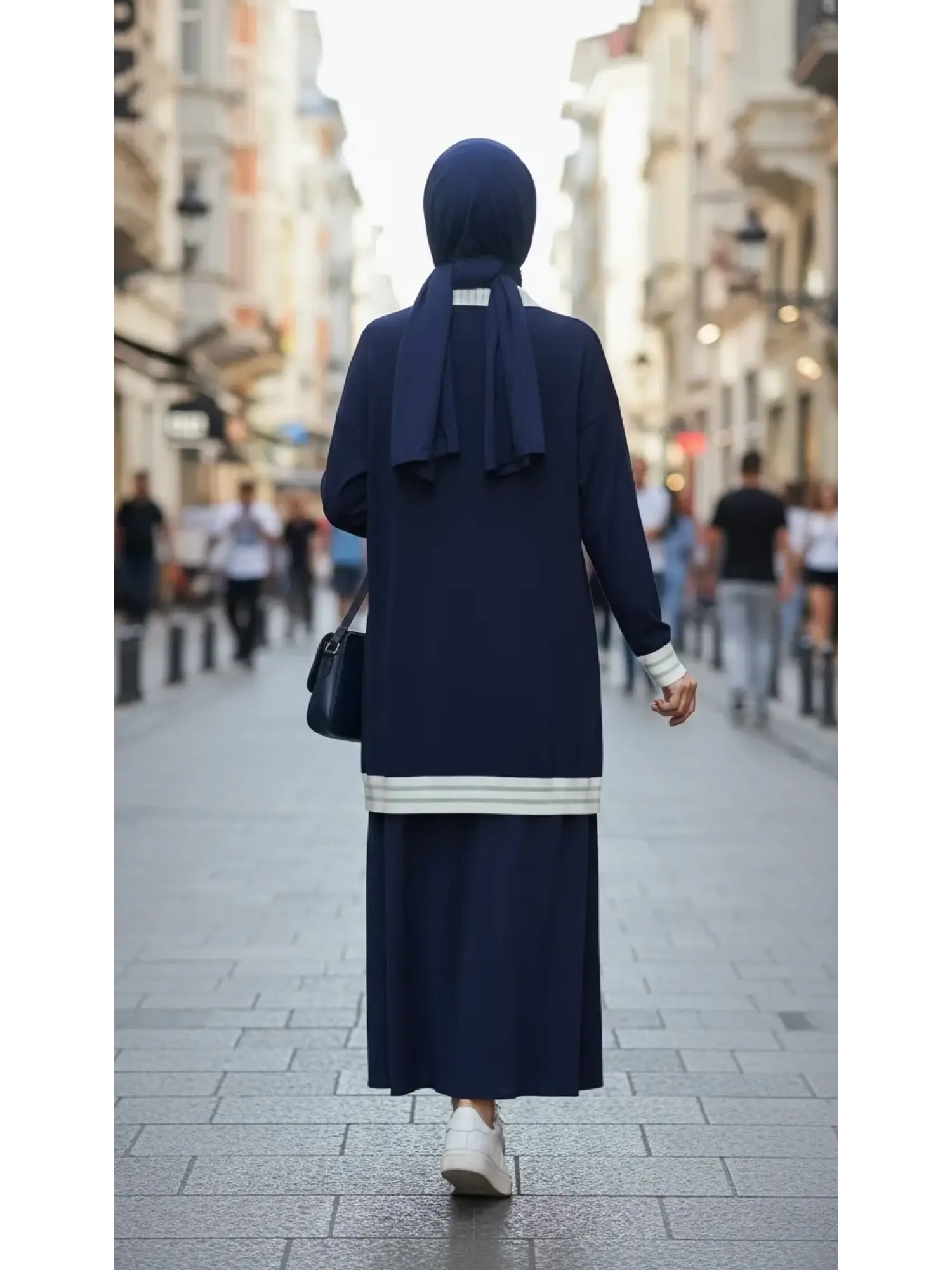 Tığ Triko Önden Bağlamalı Triko Detaylı Gömlek GML22125