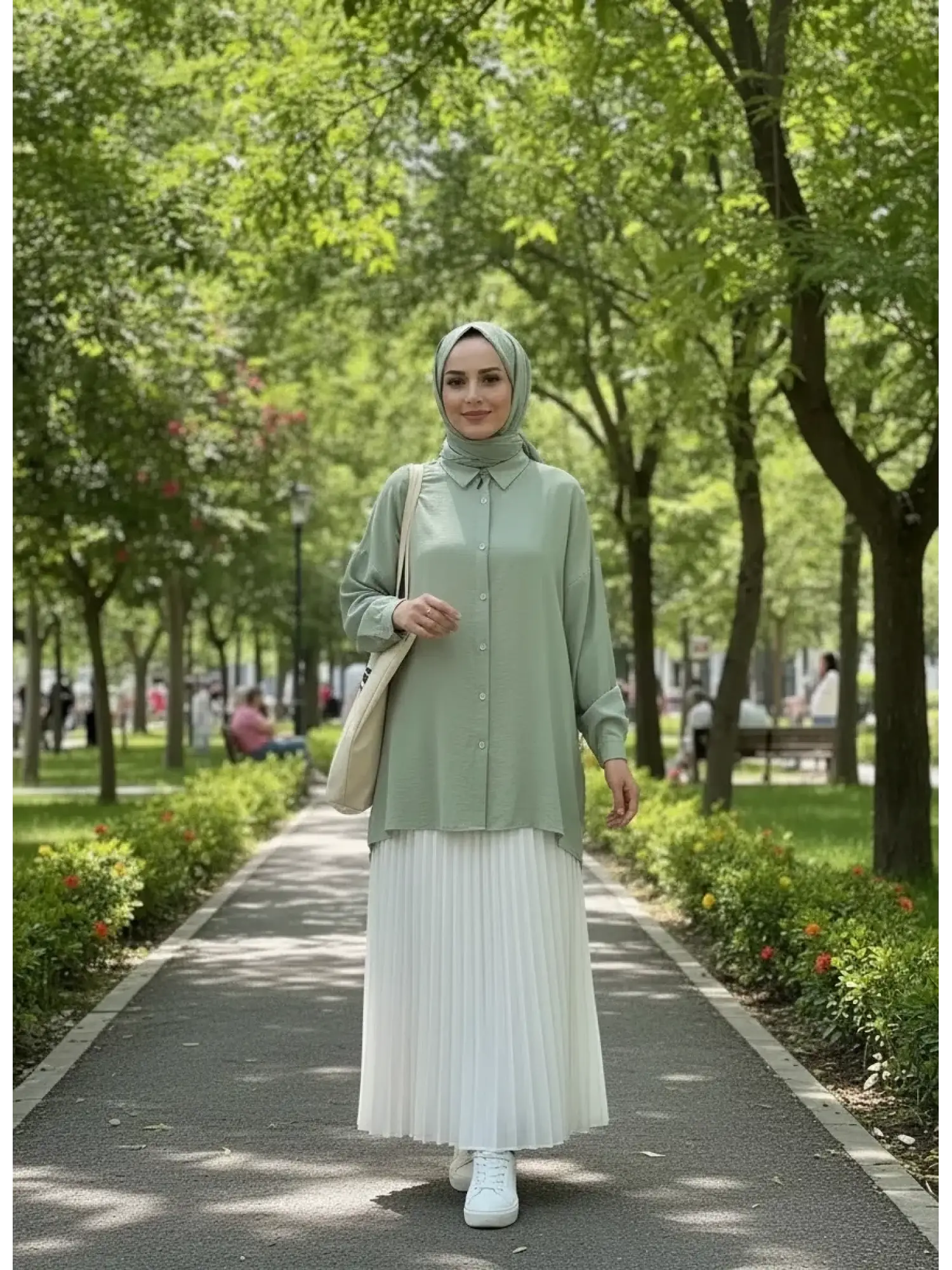 QooQ Store Yarasa Kol Gömlek 26SS233