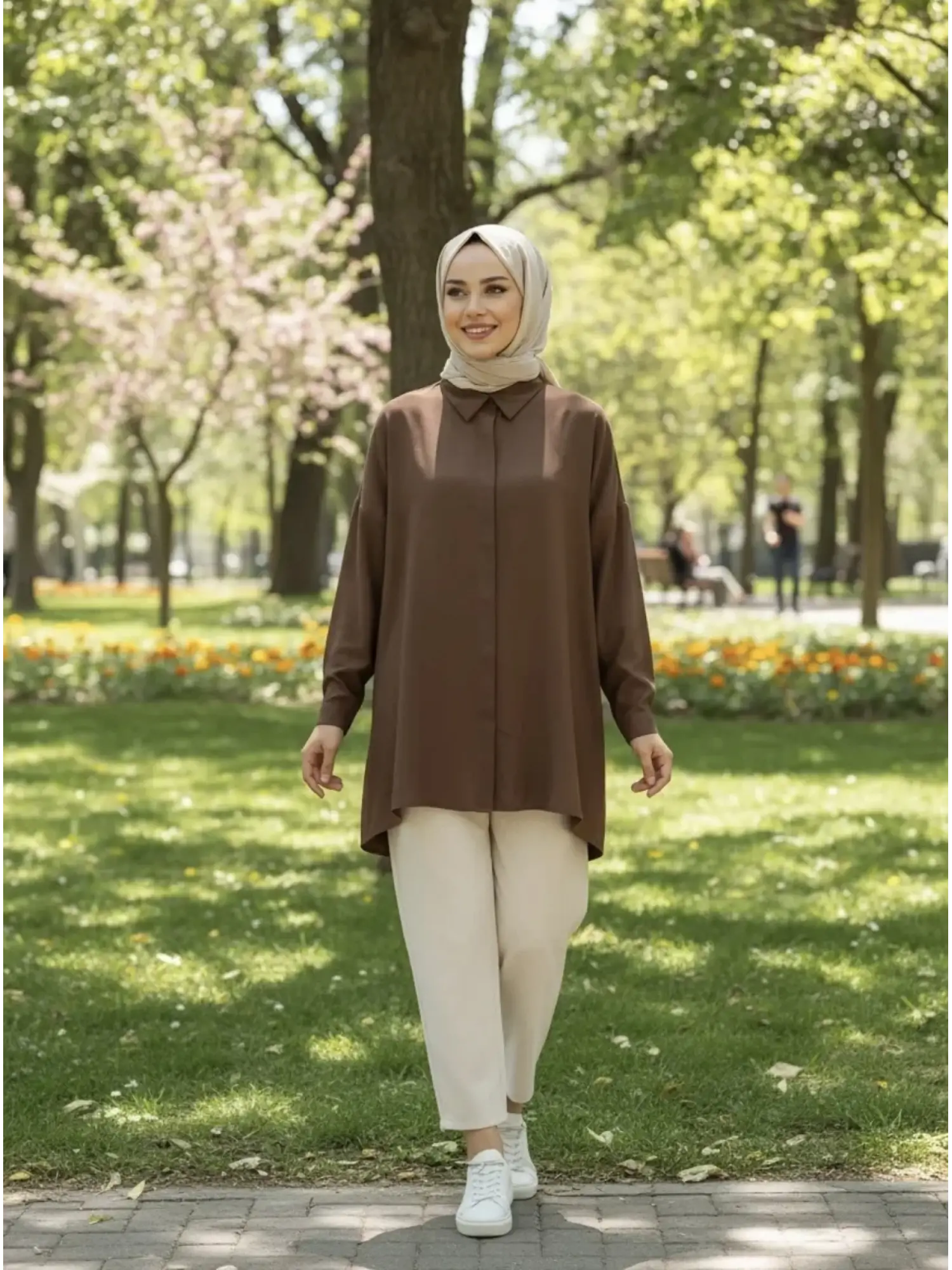 QooQ Store Yarasa Kol Gömlek 26SS233