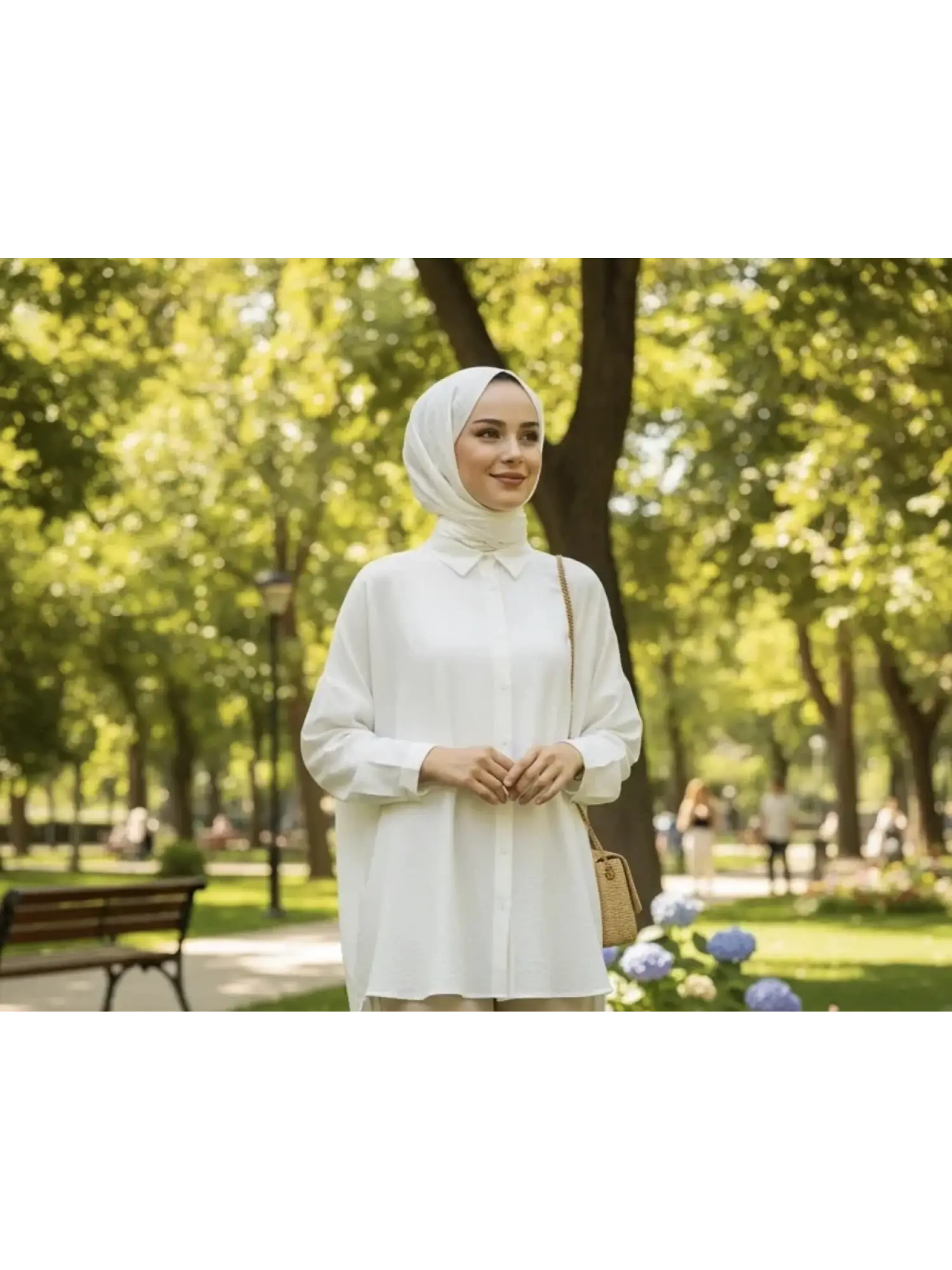 QooQ Store Yarasa Kol Gömlek 26SS233