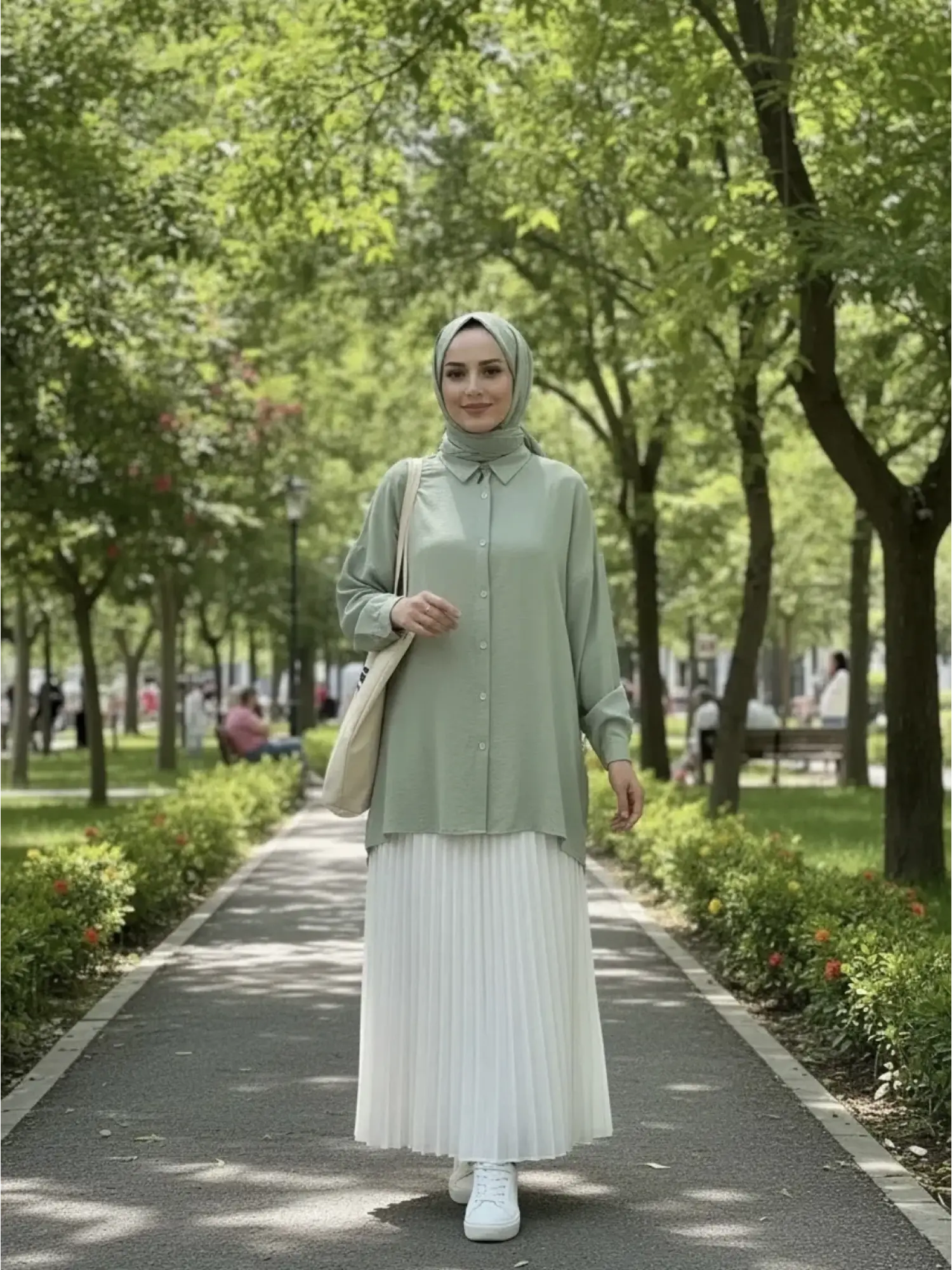 QooQ Store Yarasa Kol Gömlek 26SS233