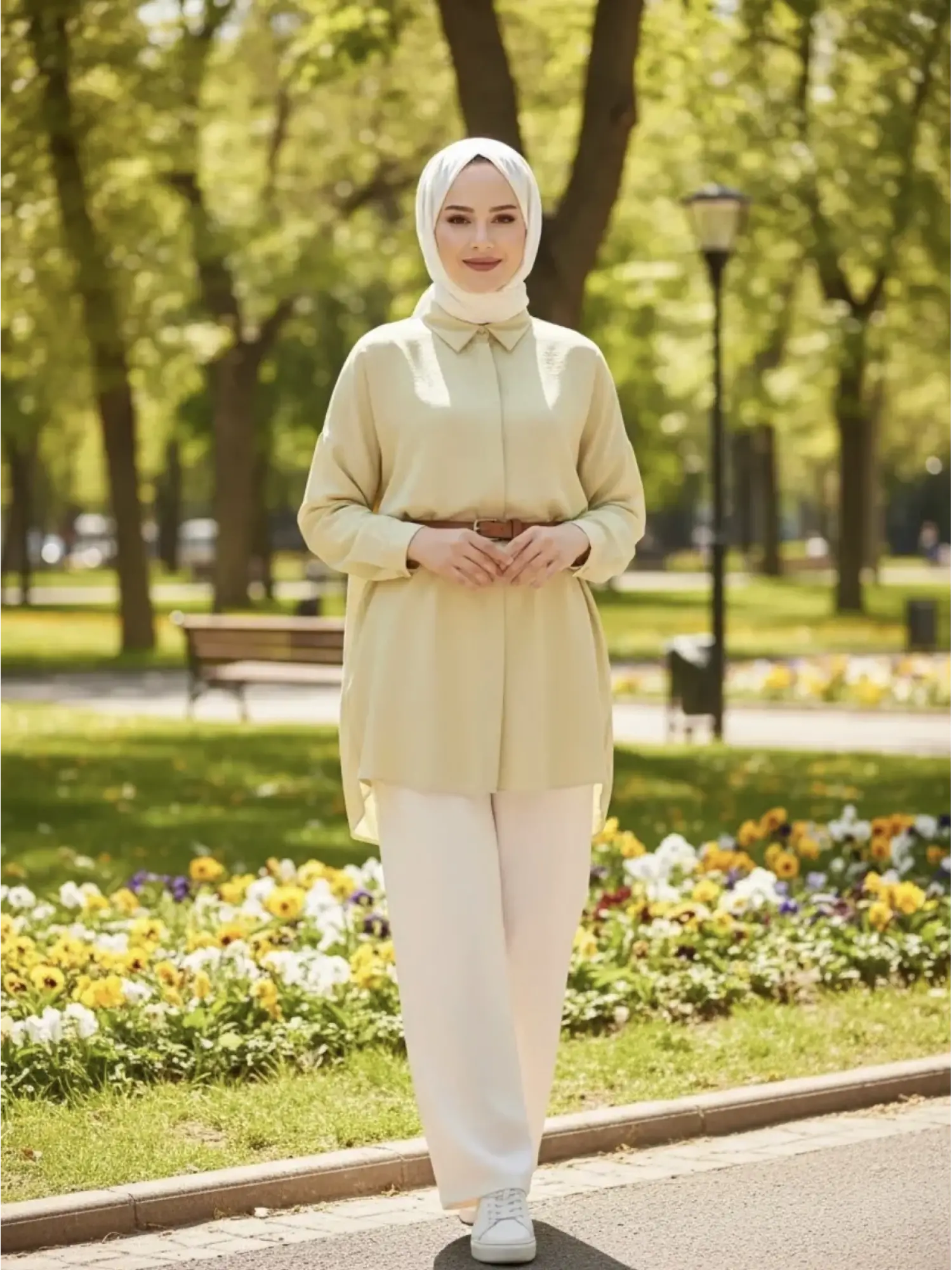 QooQ Store Yarasa Kol Gömlek 26SS233
