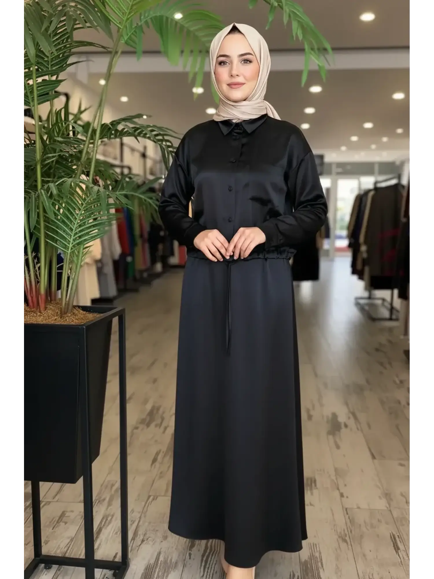 Ghisa Saten Çan Etek G5393