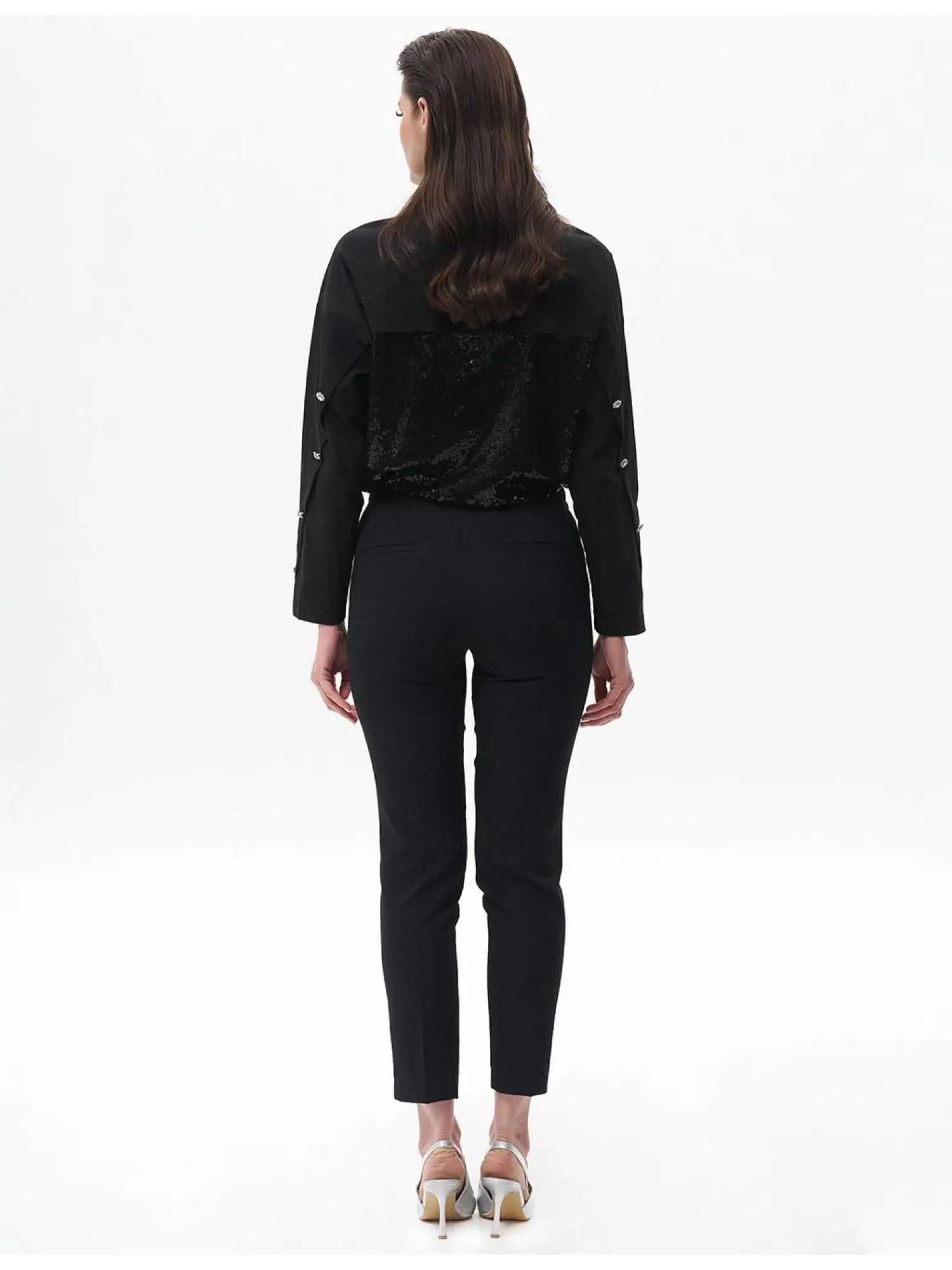 Kayra Normal Bel Kalem Paça Cepli Pantolon KA19516