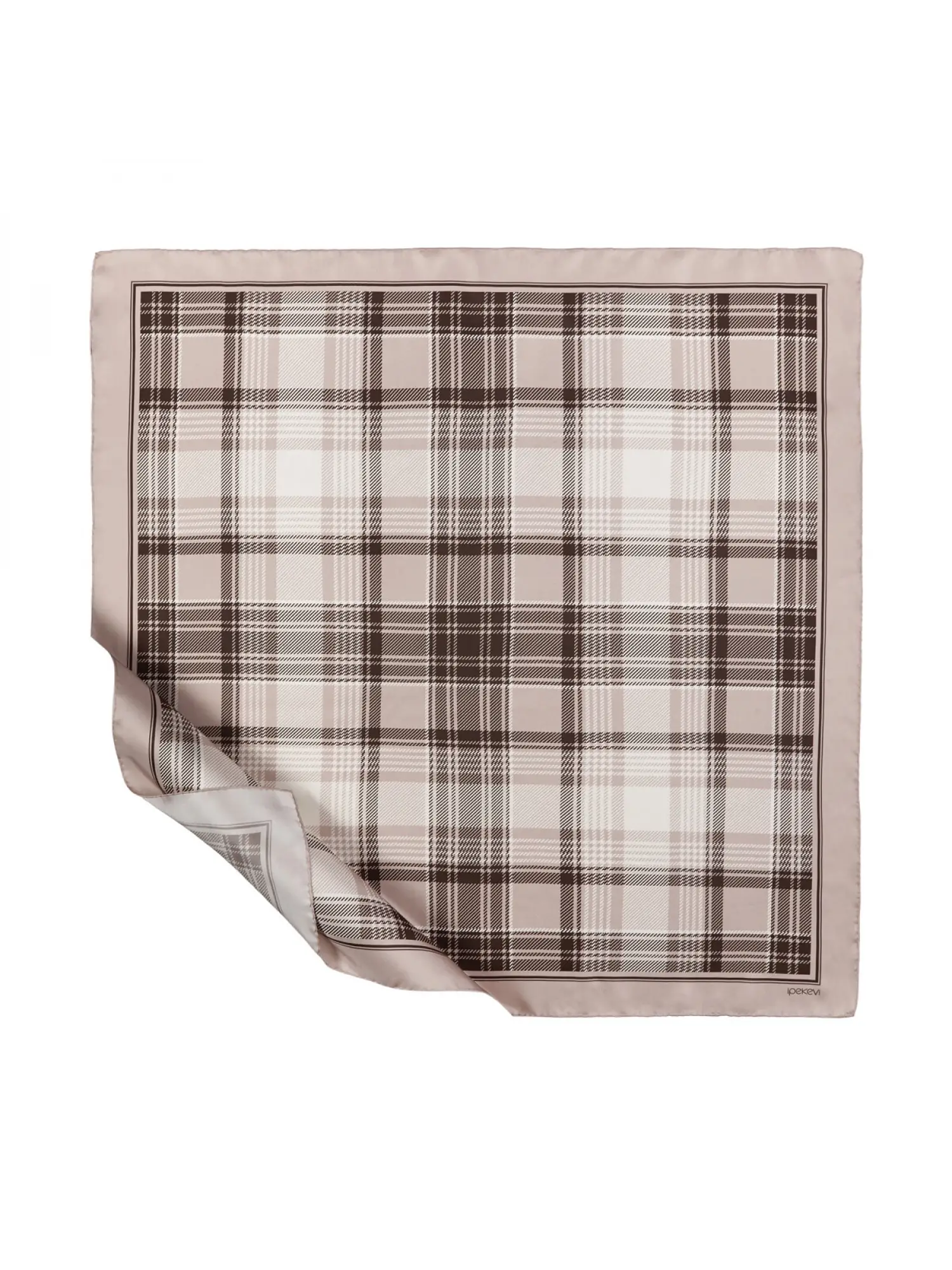 İpekevi Ekose Twil İpek Eşarp 1152